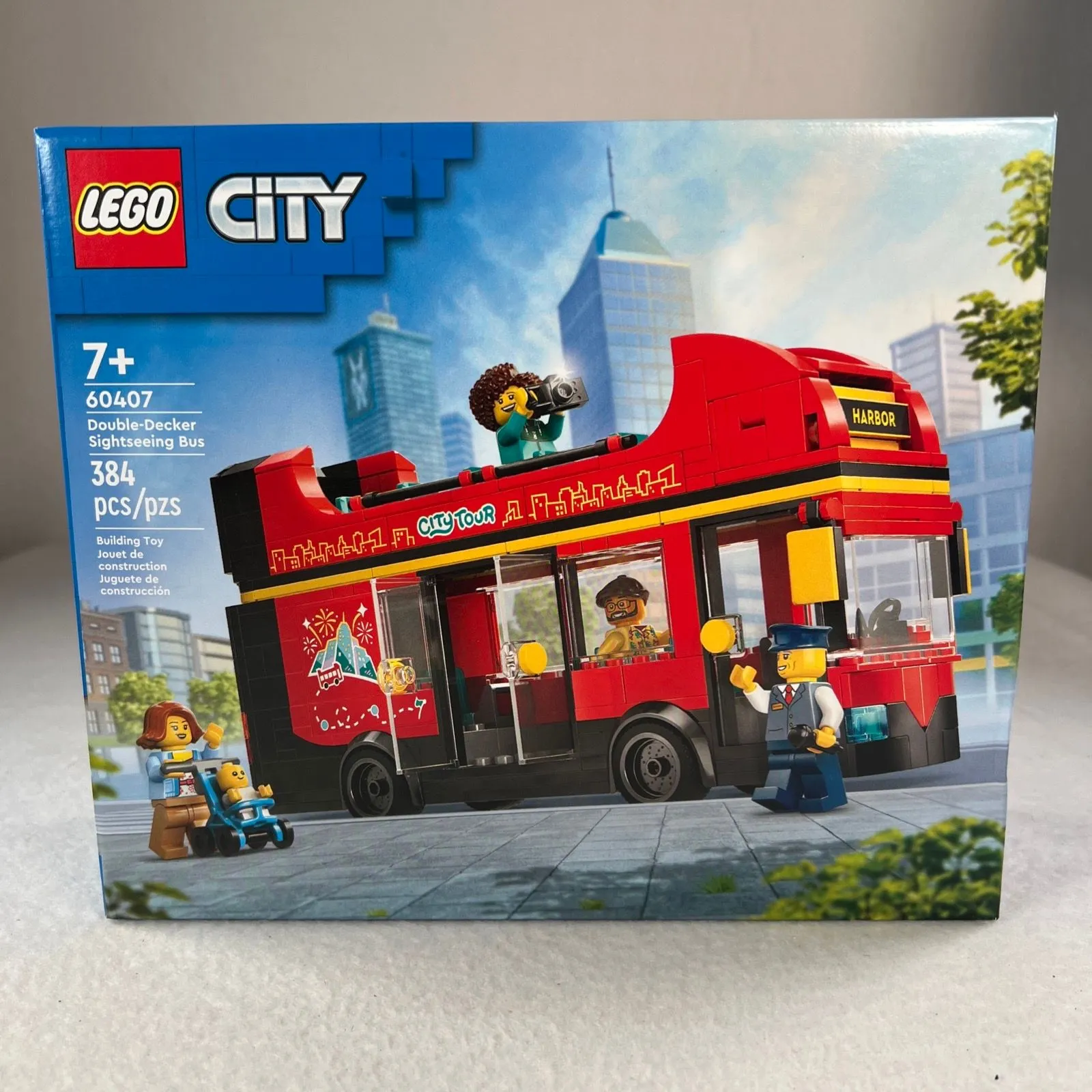 Product image for LEGO CITY: Red Double-Decker Sightseeing Bus Set 60407 Sealed