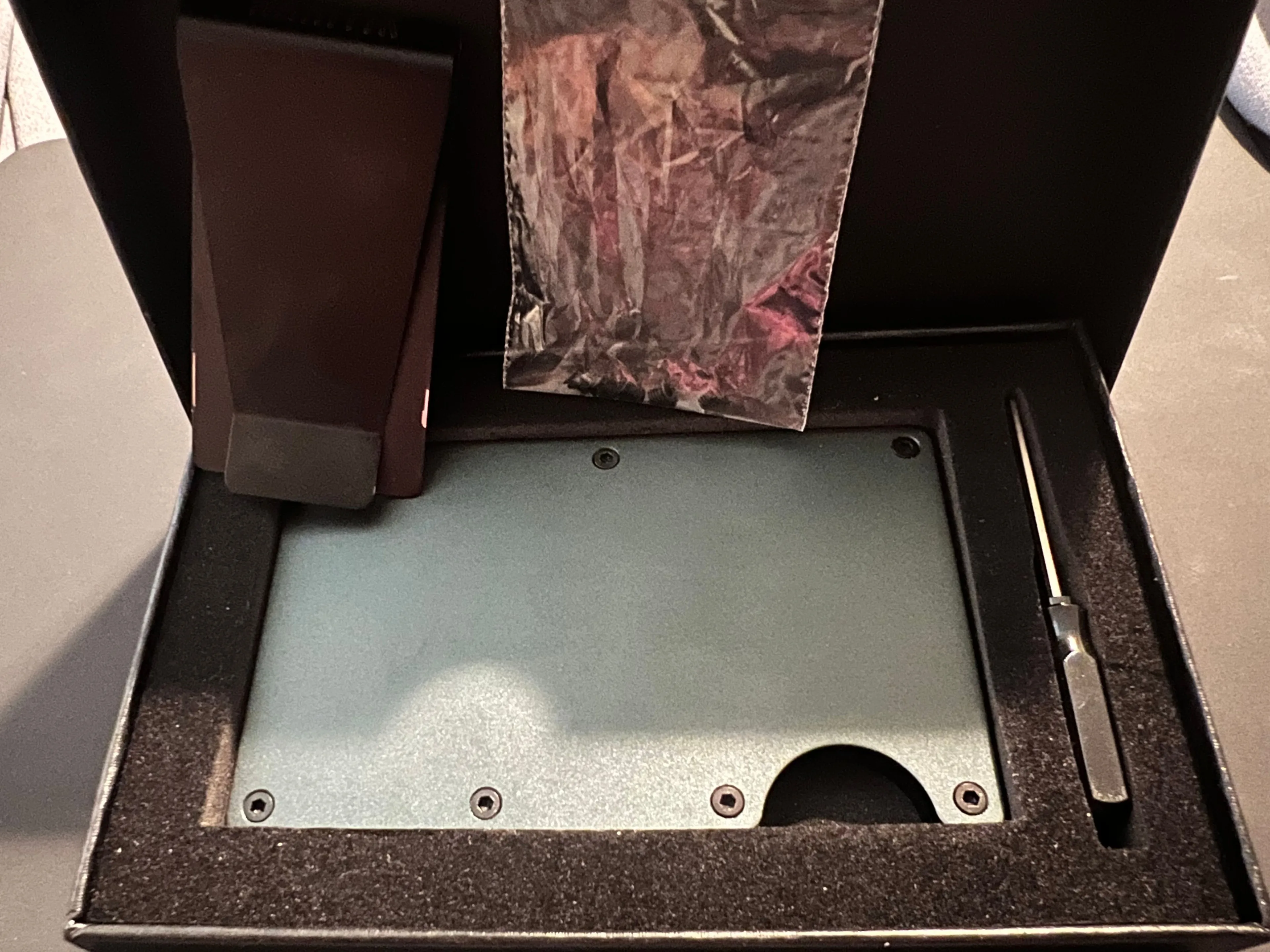 Product image for Custom laser engraved card holder