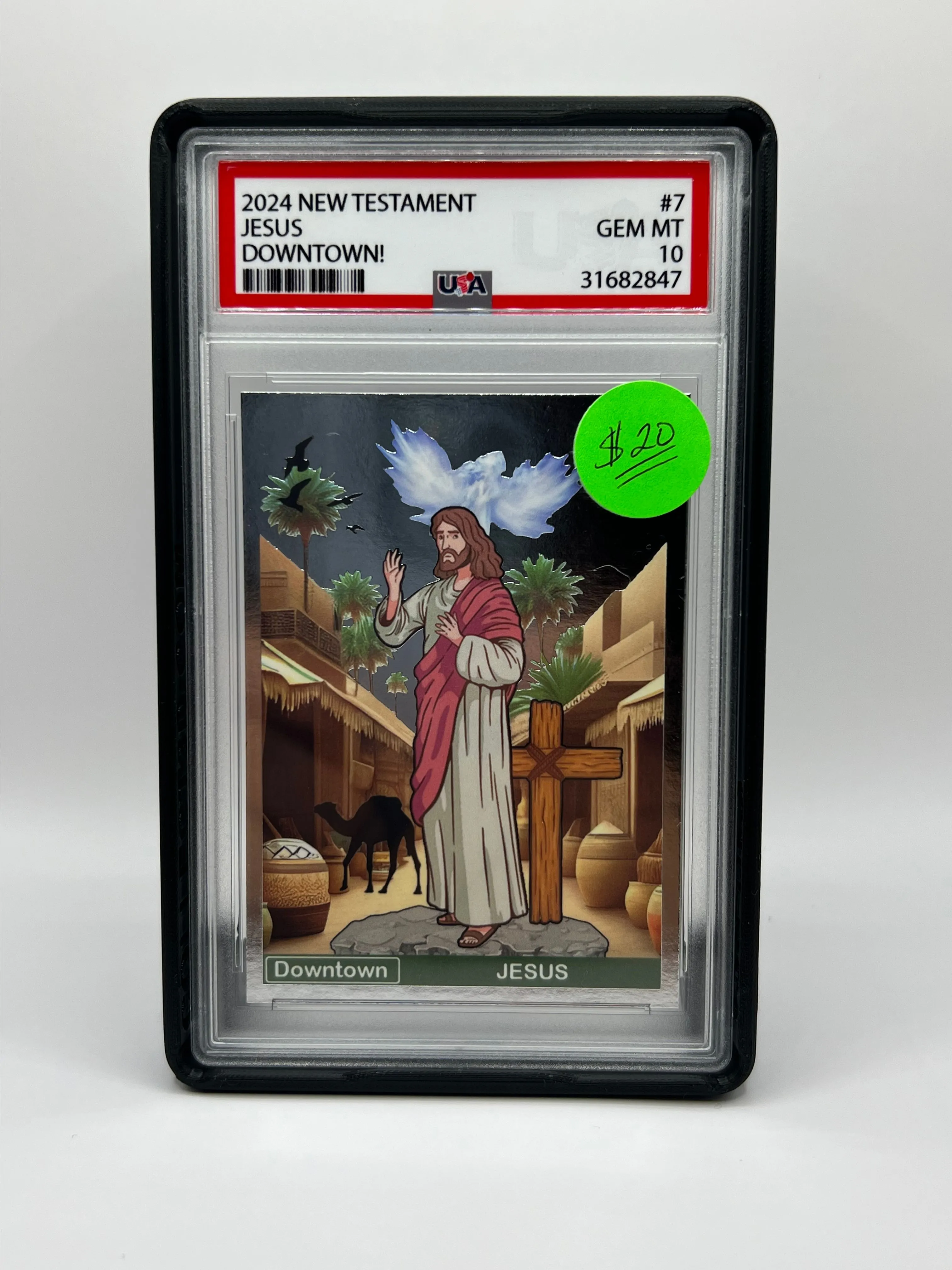 Downtown Jesus Christ Custom Card in a PSA style slab, Gem Mint 10 New  Design Foil Finish  Whatnot: Shop, Sell, Connect