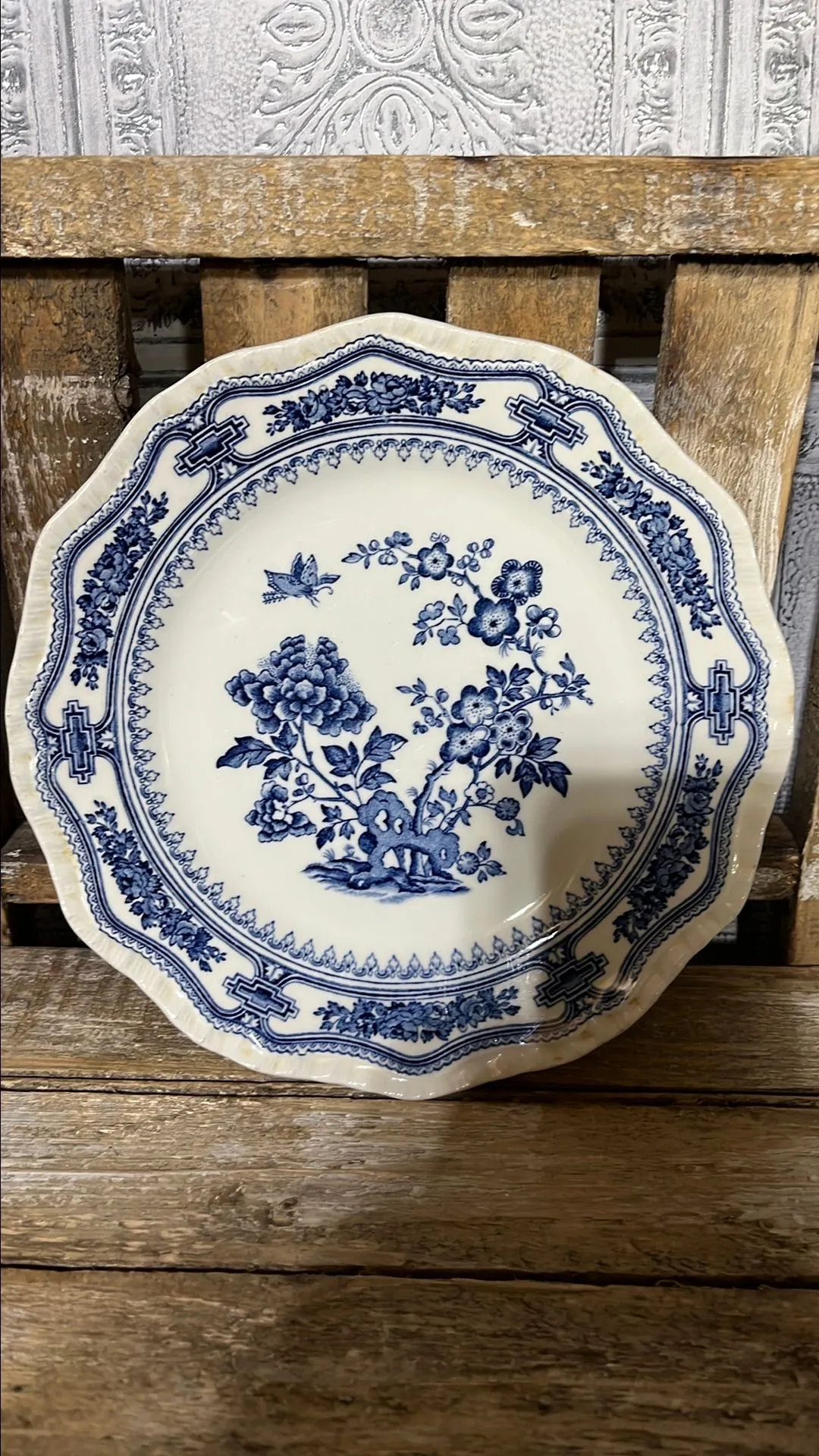 Product image for 007.) Set of 4 Mason Ironstone 8 inch plates