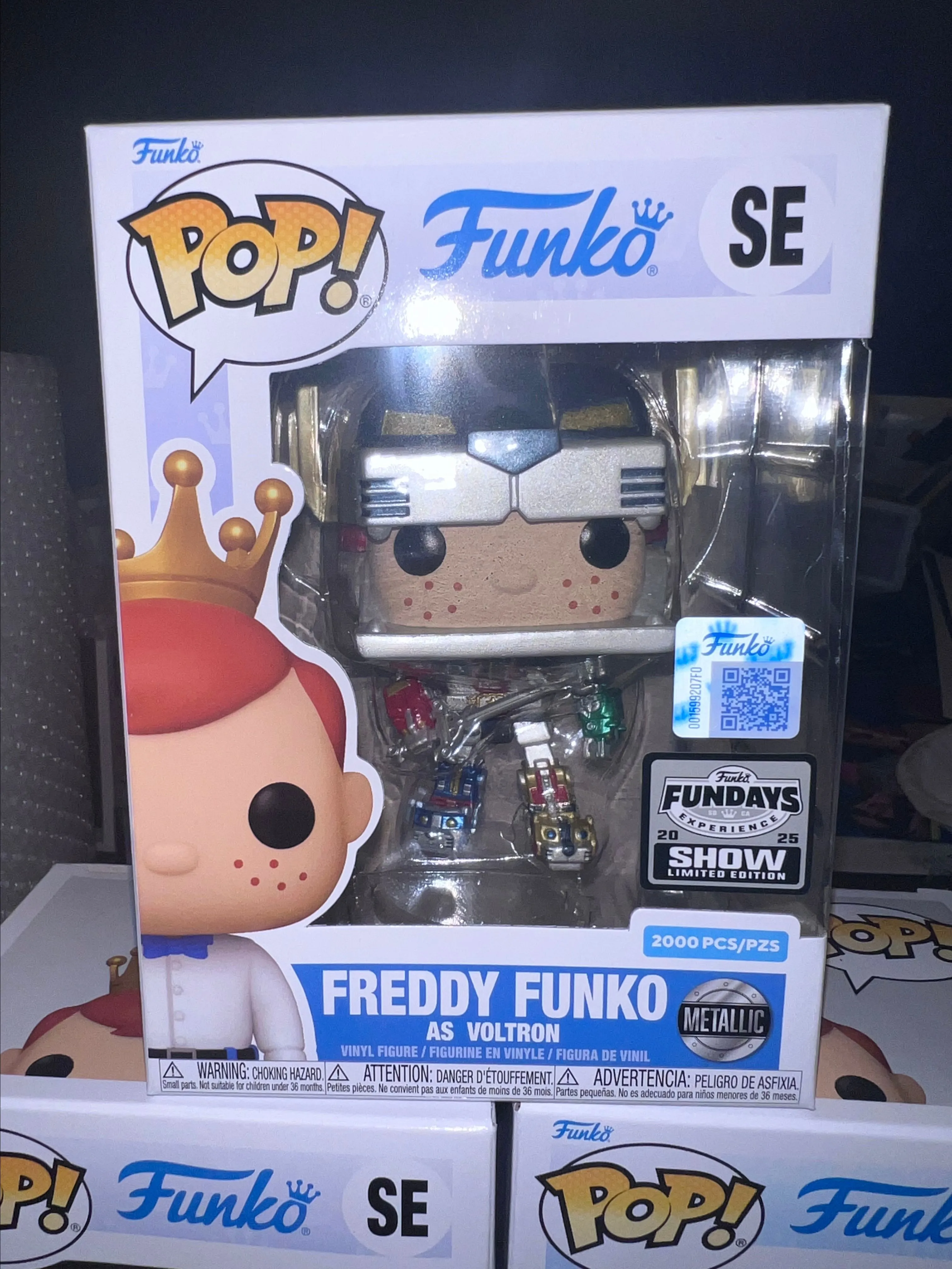 Product image for Fundays 2025 Freddy Funko as Voltron Metallic