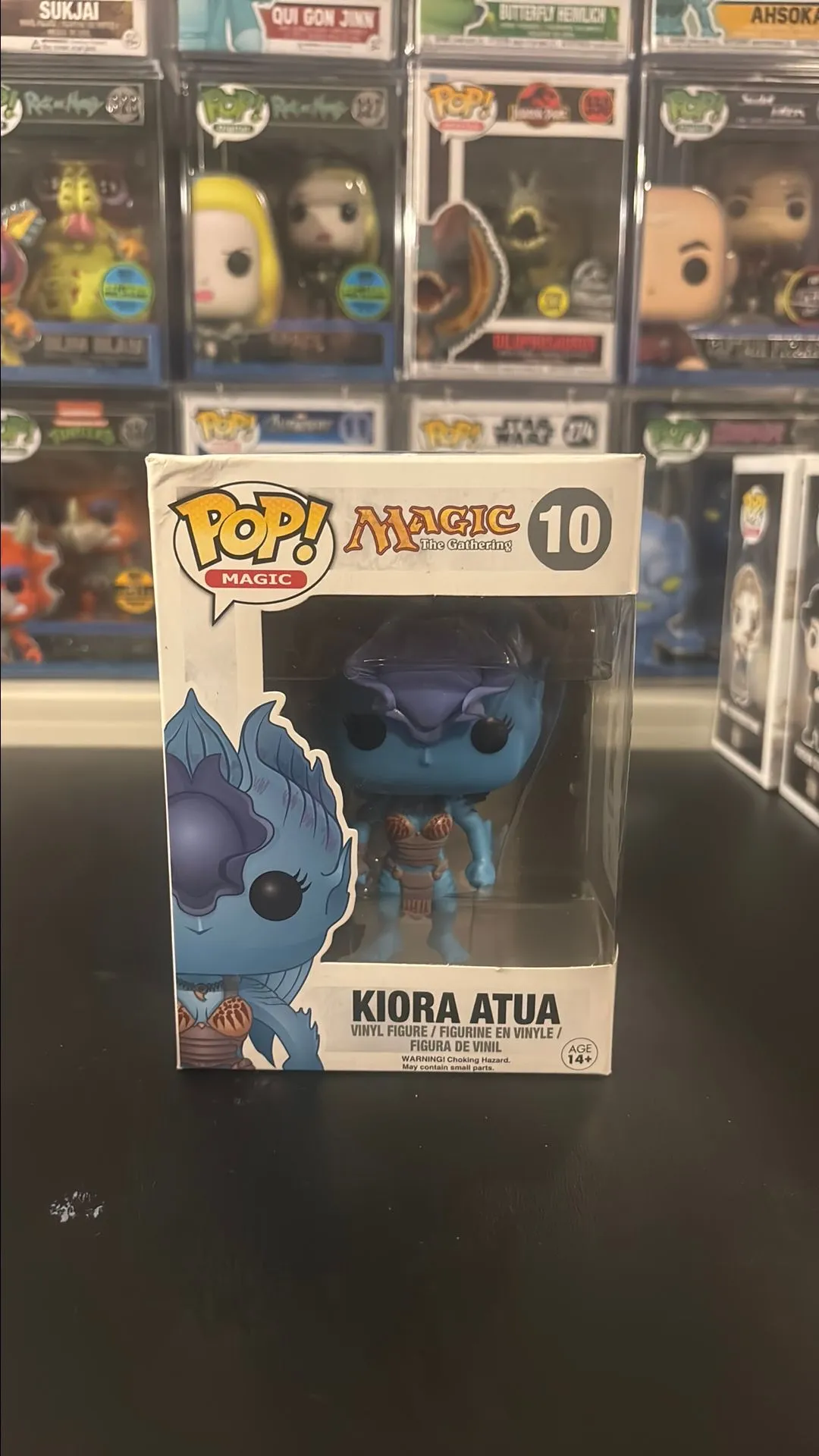 Product image for Magic the Gathering Kiora Atua (PPG $12) w/ Protector