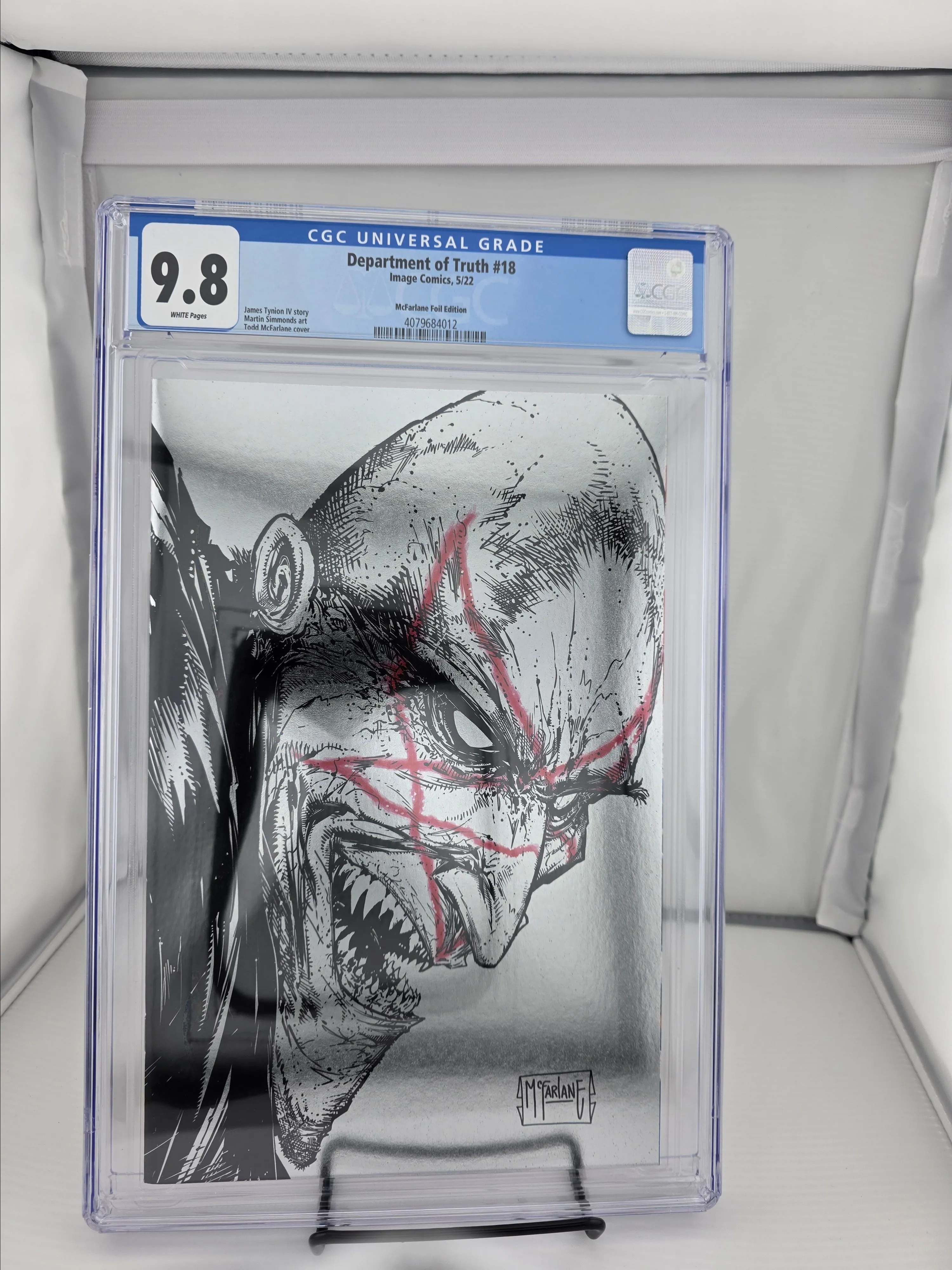 Product image for Department of Truth #18 McFarlane Foil Variant CGC 9.8 Image Comics 2022