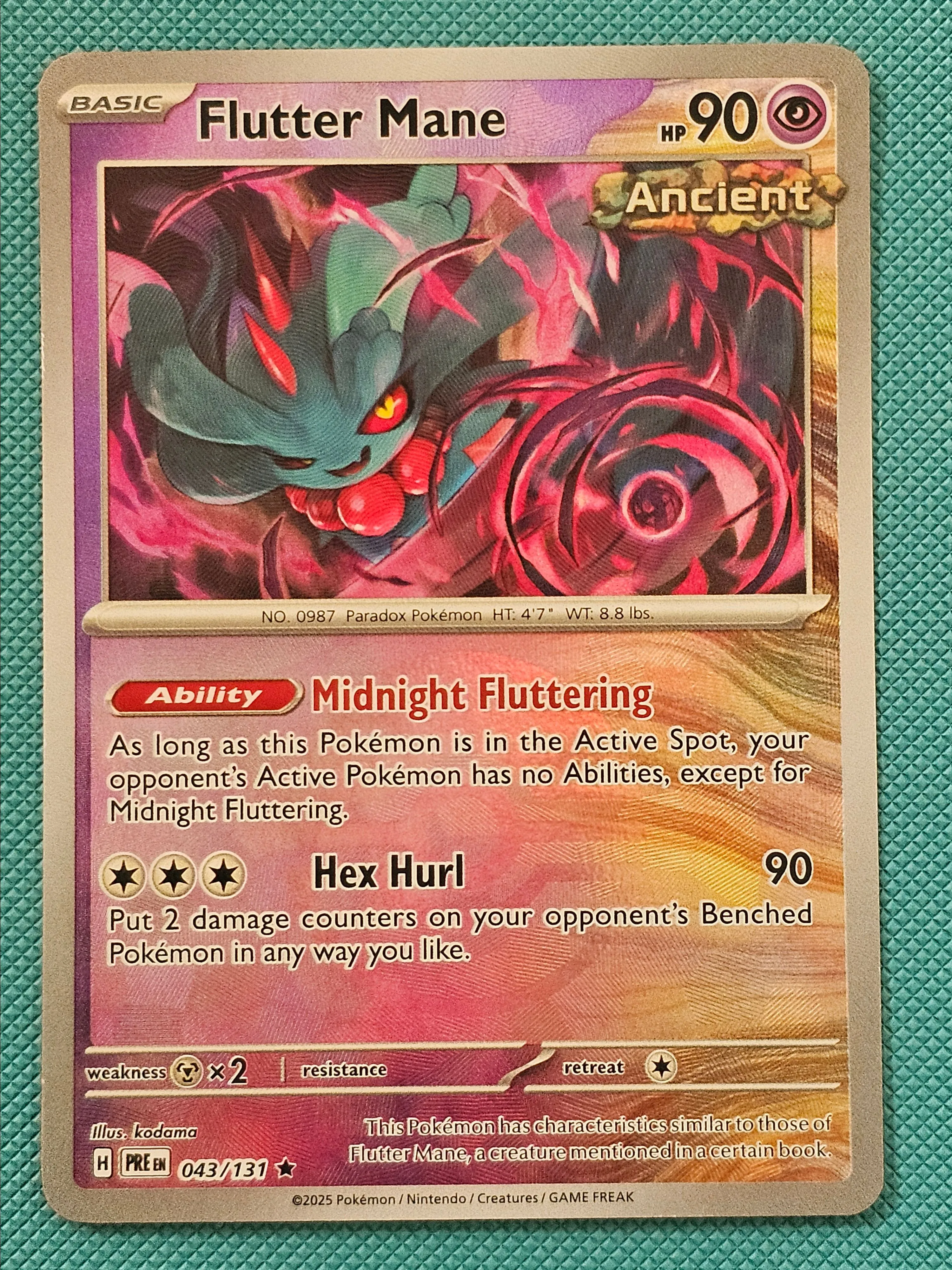 Flutter Mane - Pokeball Reverse #043/131 Rare Pokemon (Prismatic Evolution  -PRE)  Whatnot: Shop, Sell, Connect