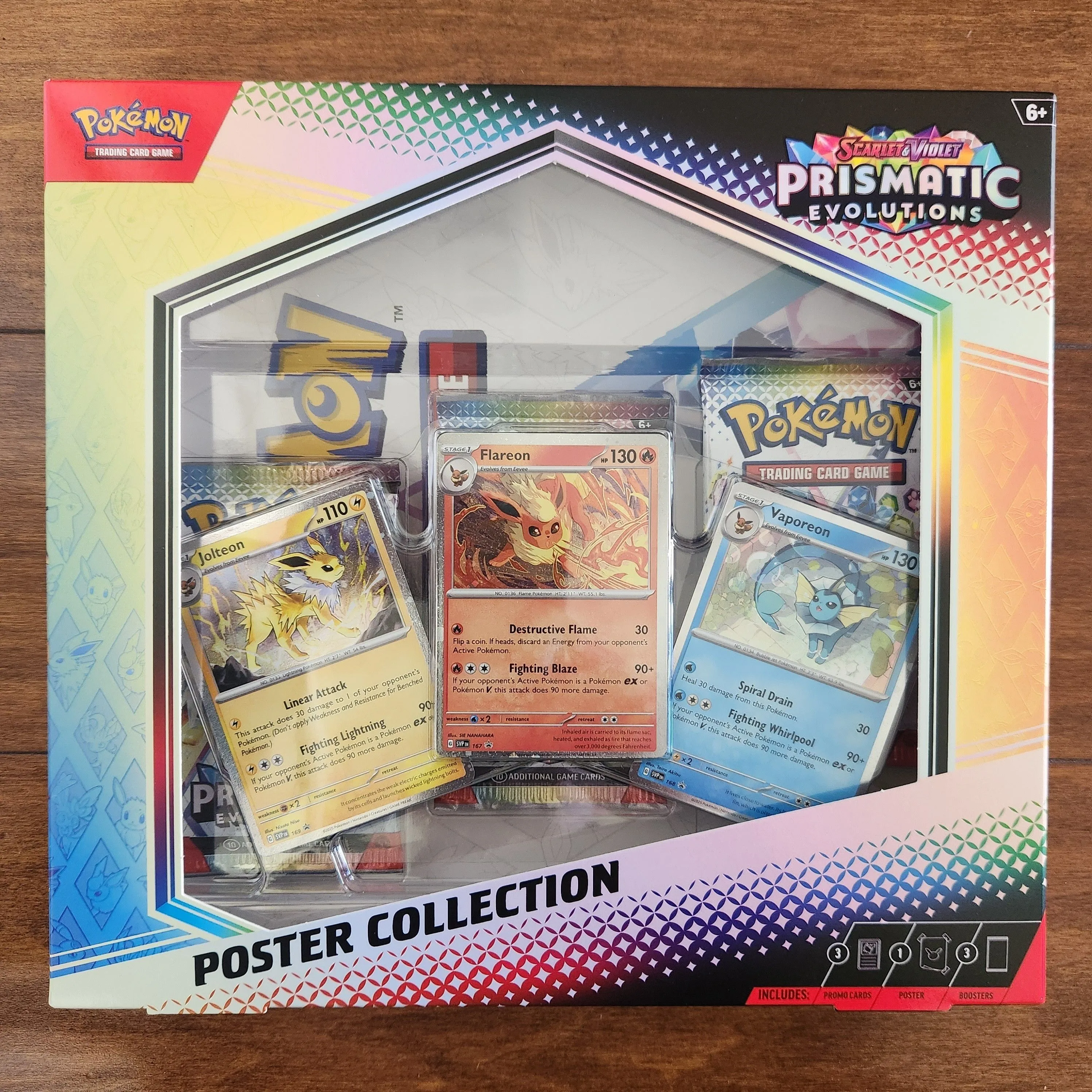 Product image for Pokemon Prismatic Evolutions Poster Collection Box