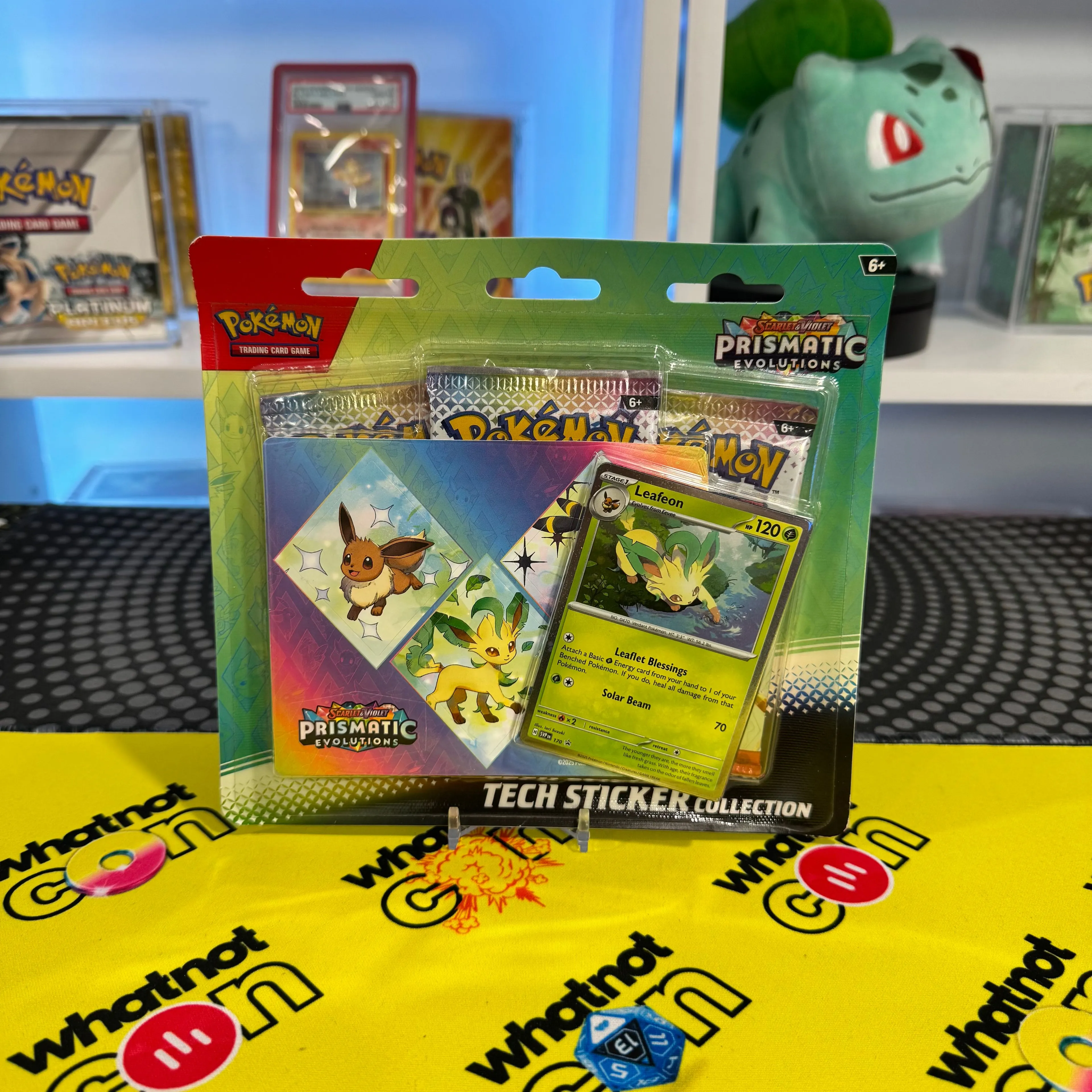 Product image for Prismatic Evolutions Tech Sticker Collection Leafeon