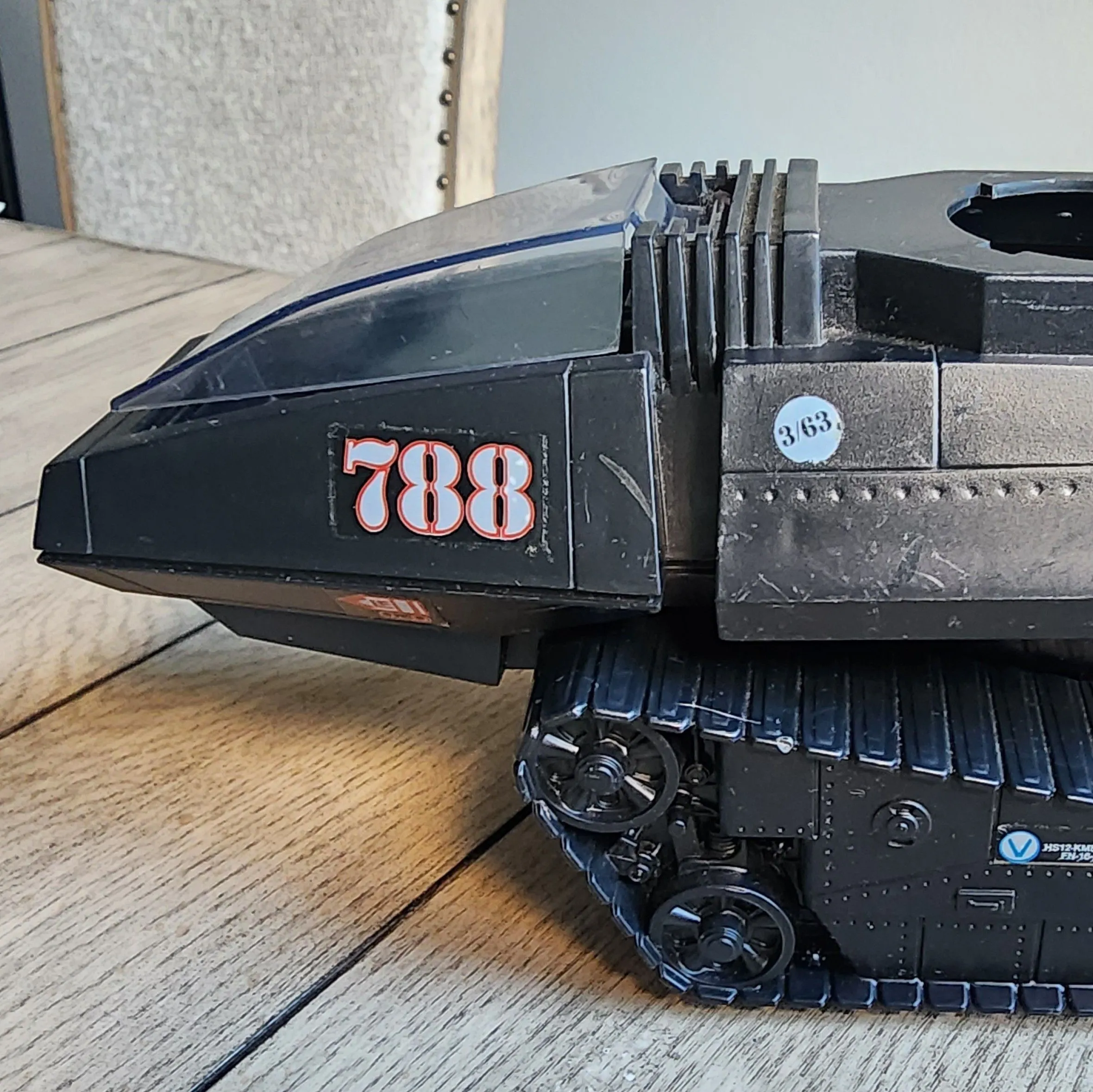 Product image for Vintage 1983 GI Joe Hasbro Cobra Hiss Tank Truck Black 788 Incomplete!
