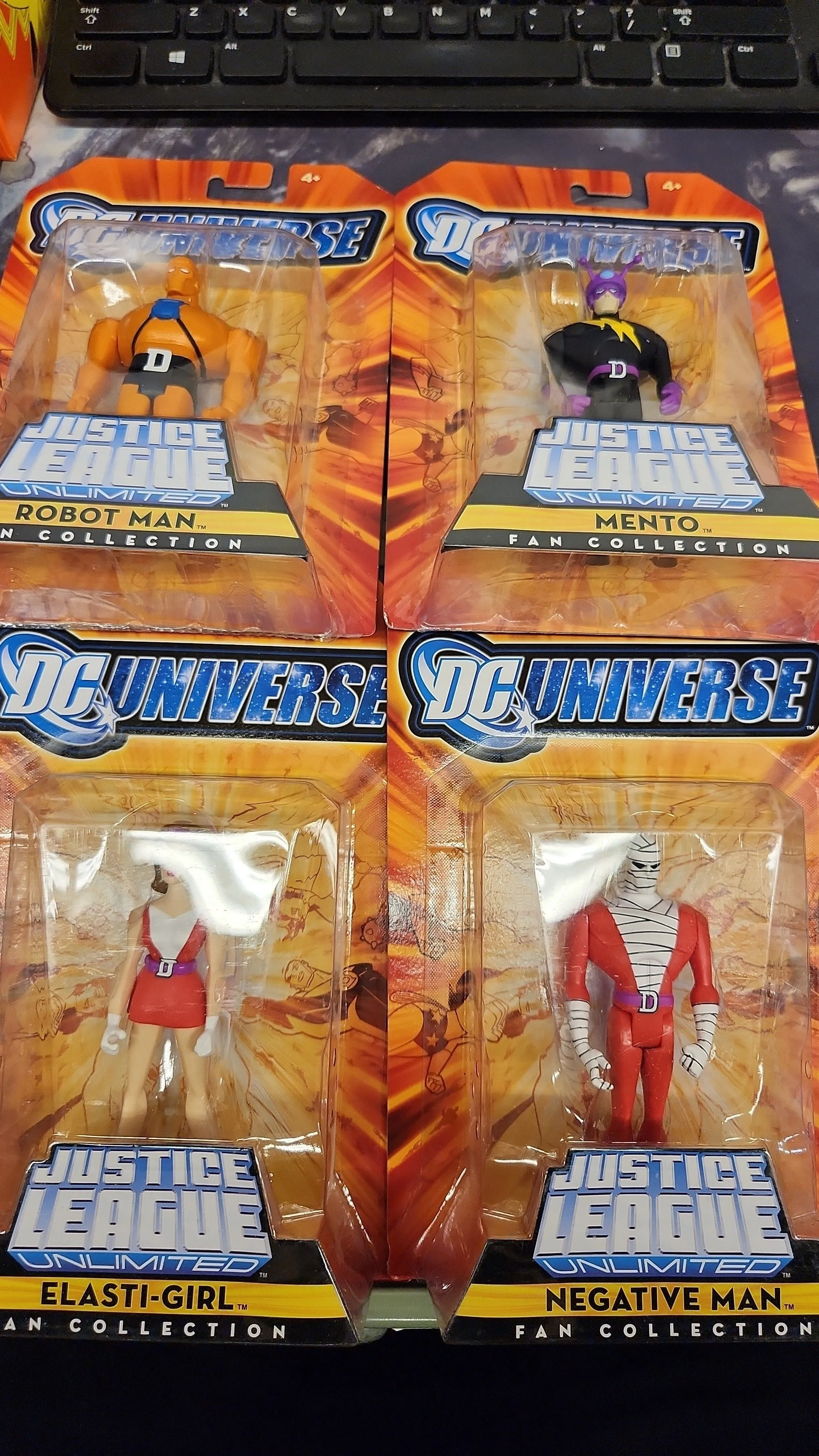 Product image for JUSTICE LEAGUE UNLIMITED FAN COLLECTION 4 PACK