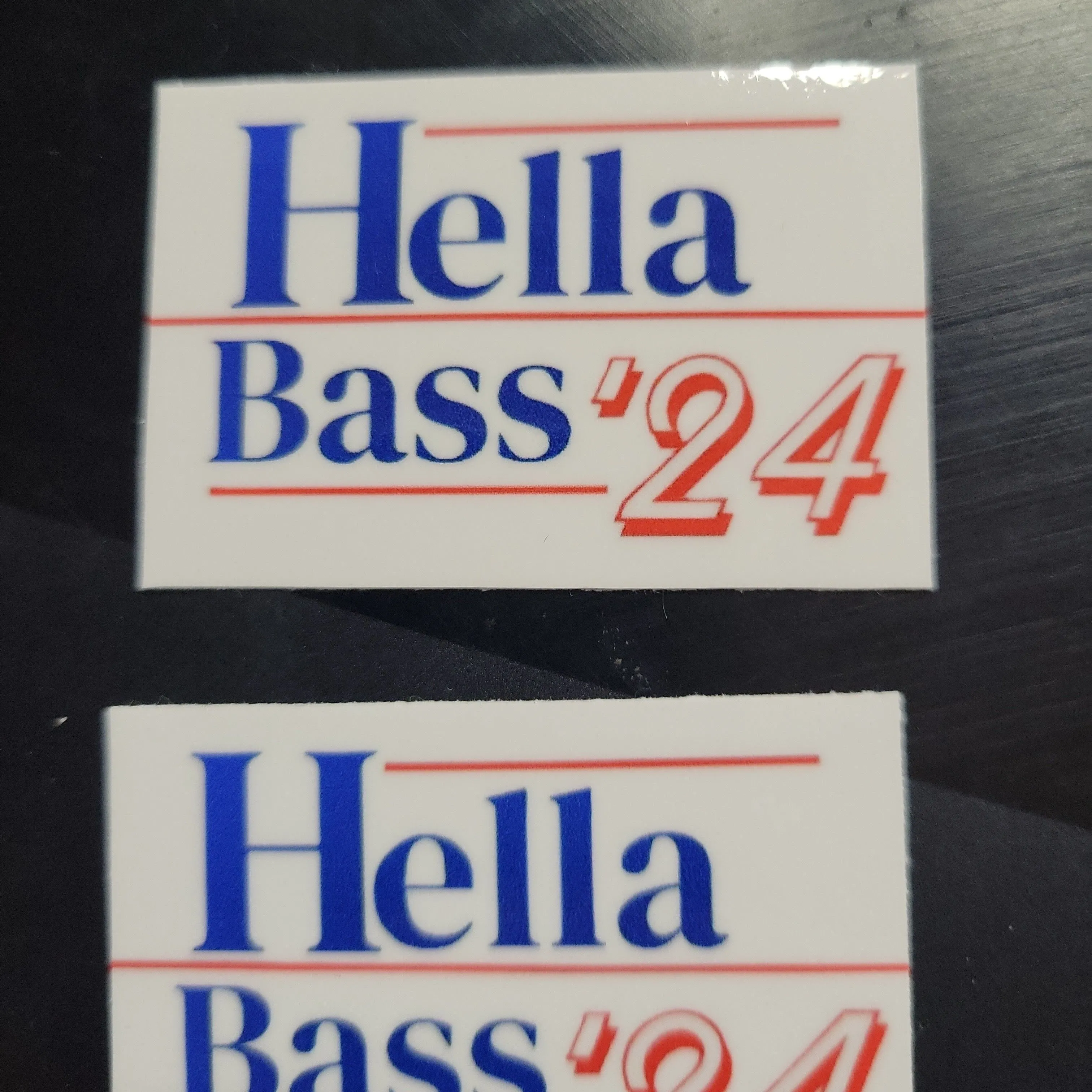 Product image for 2pk Hella Bass 2024 Stickers