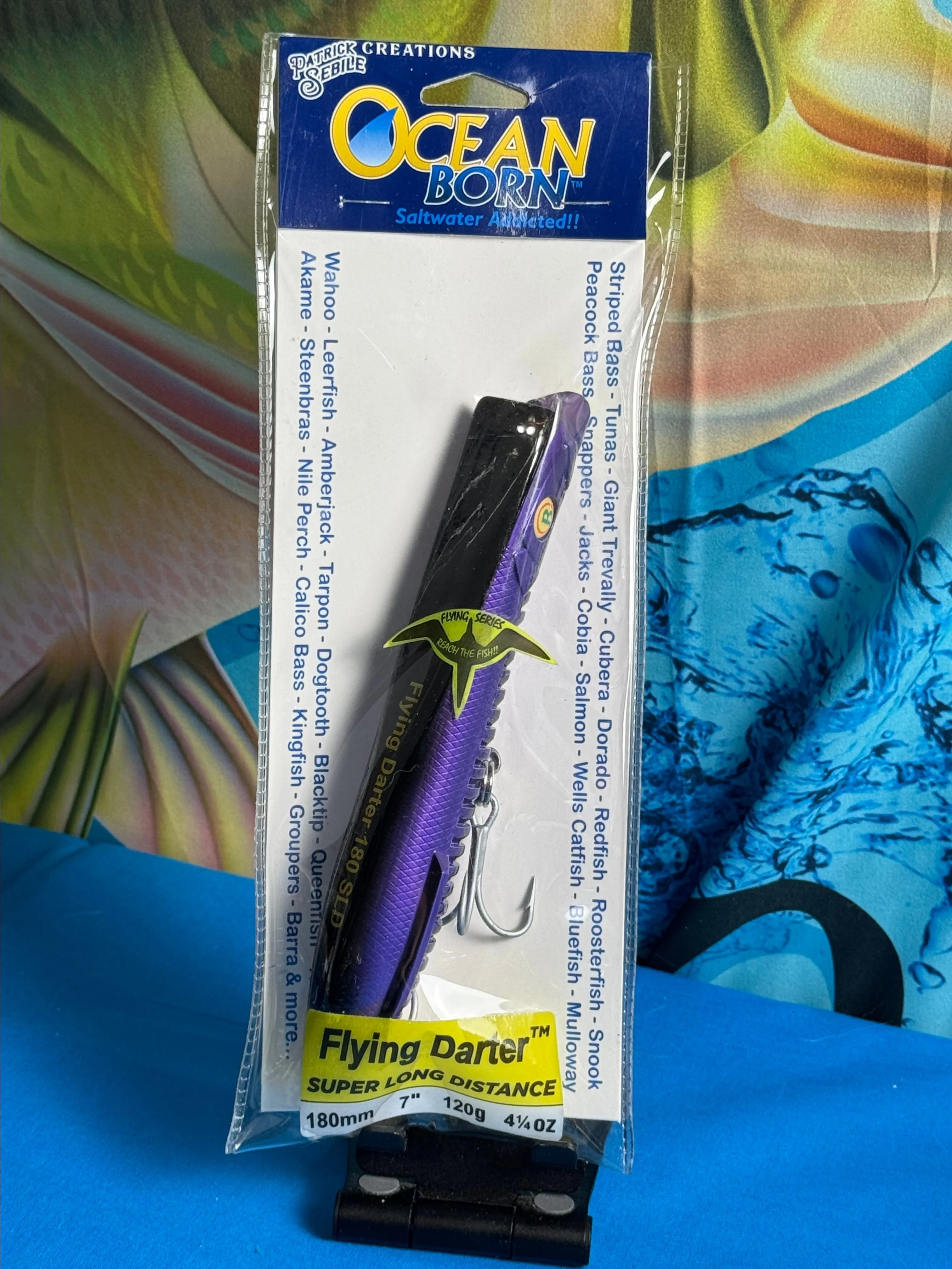 Product image for Ocean Born Flying Darter 7" 4.5 oz. Super long distance