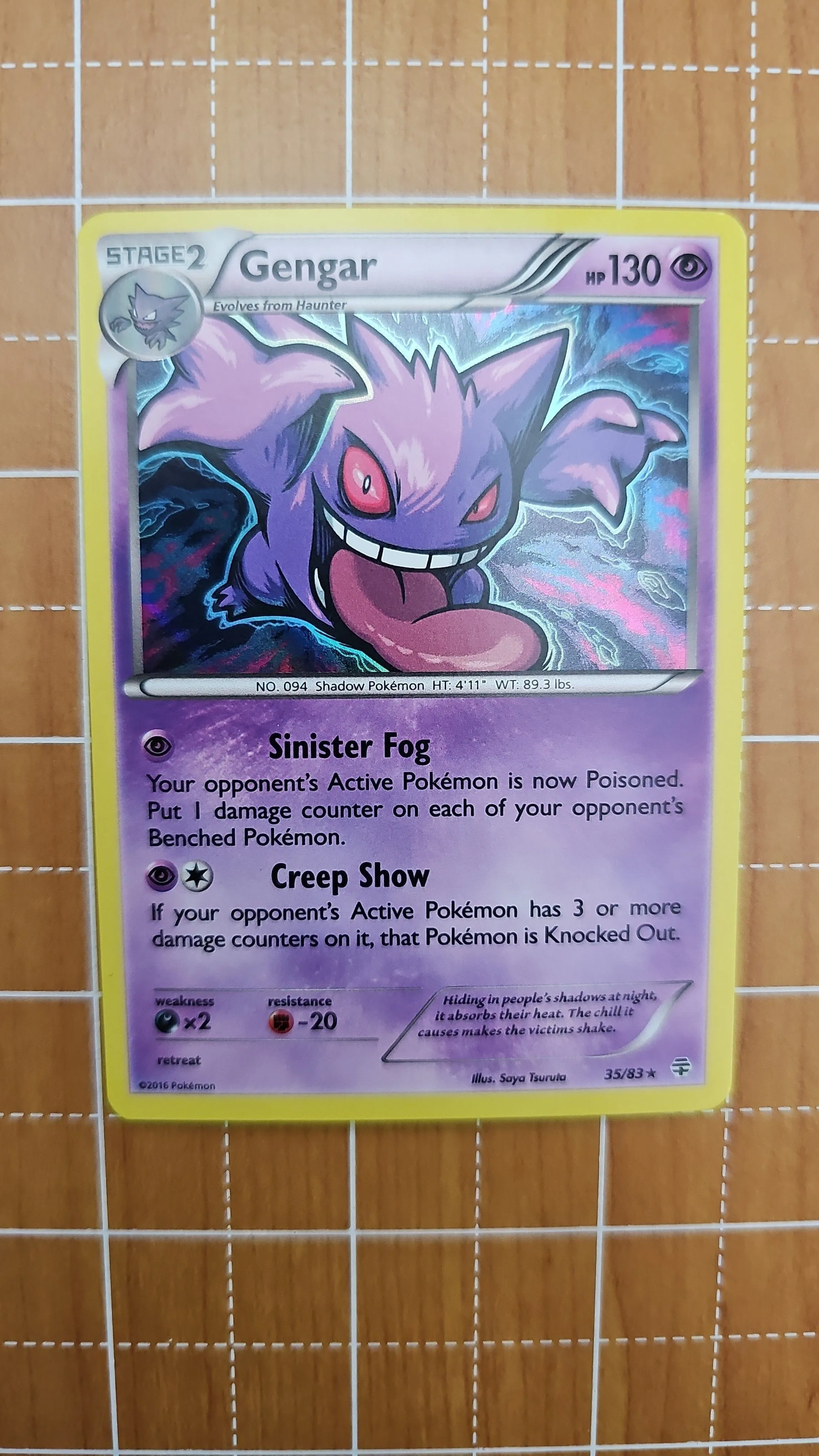 Pokmon TCG Gengar 35/83 Holo Rare Generations Holo Rare NEAR MINT   Whatnot: Shop, Sell, Connect
