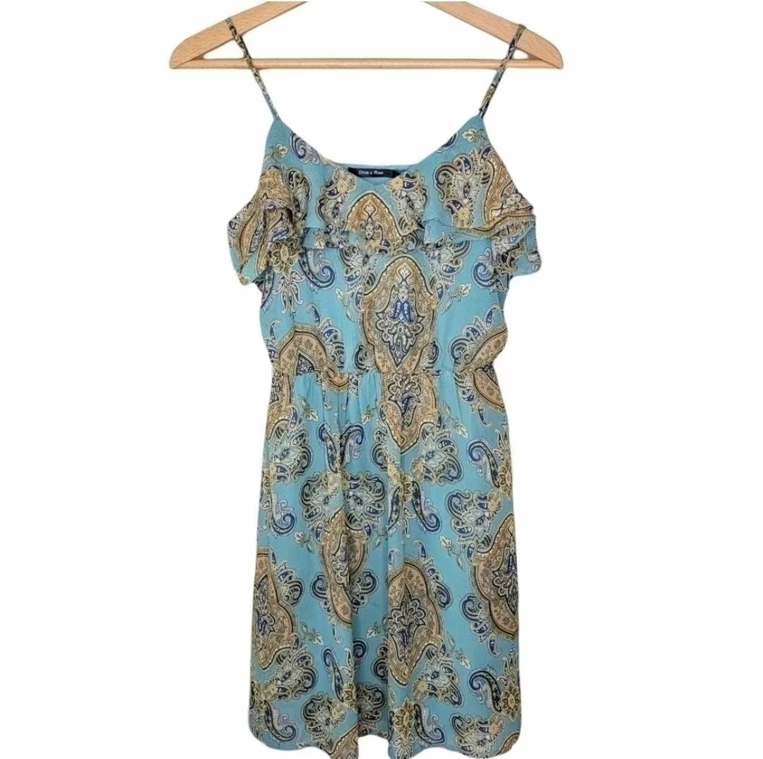 Product image for 040. Doe & Rae | Paisley Adjustable Strap Dress