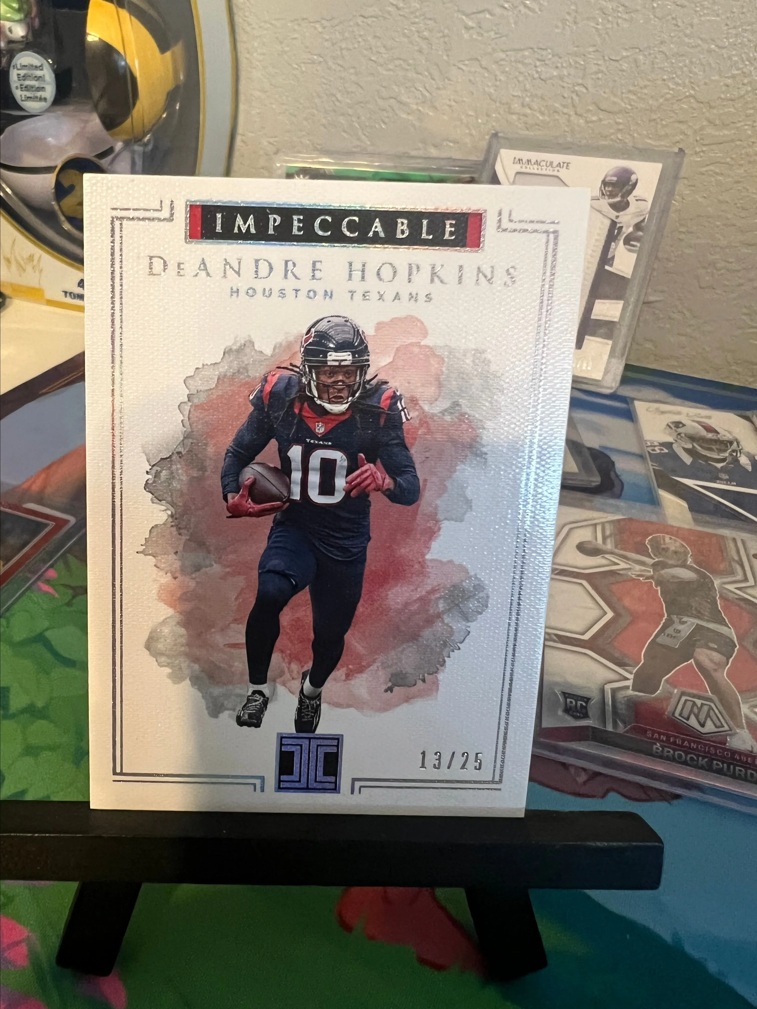 Product image for 2017 Panini Impeccable - Silver #81 DeAndre Hopkins /25