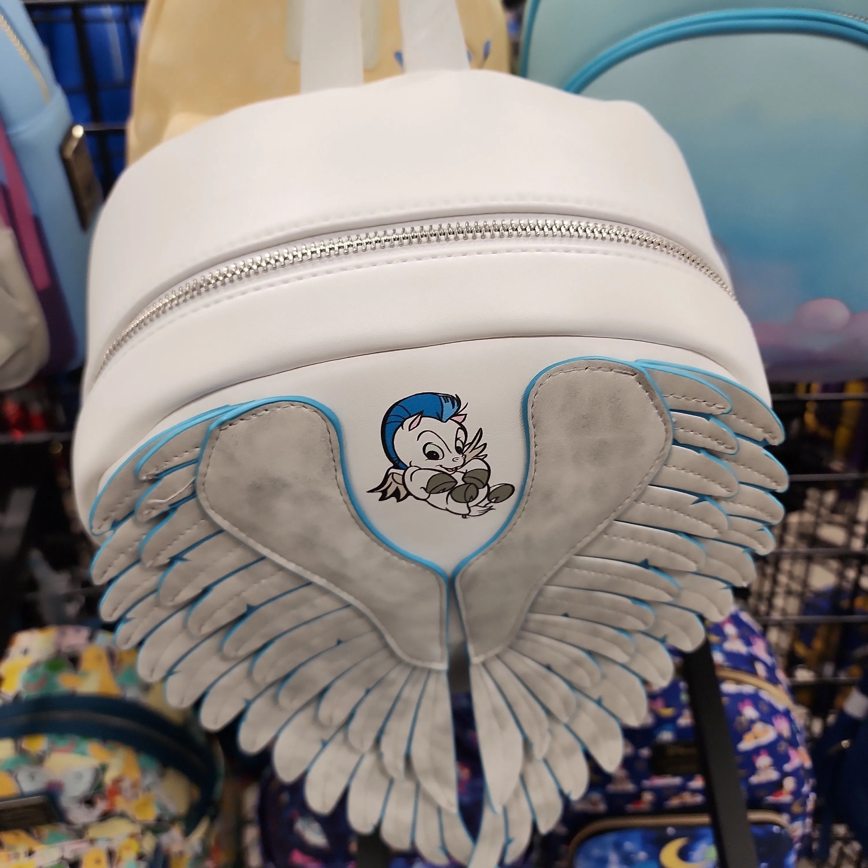 Product image for RARE!  NEW WITH TAGS!  Disney Danielle Nicole Hercules Pegasus Mini Backpack