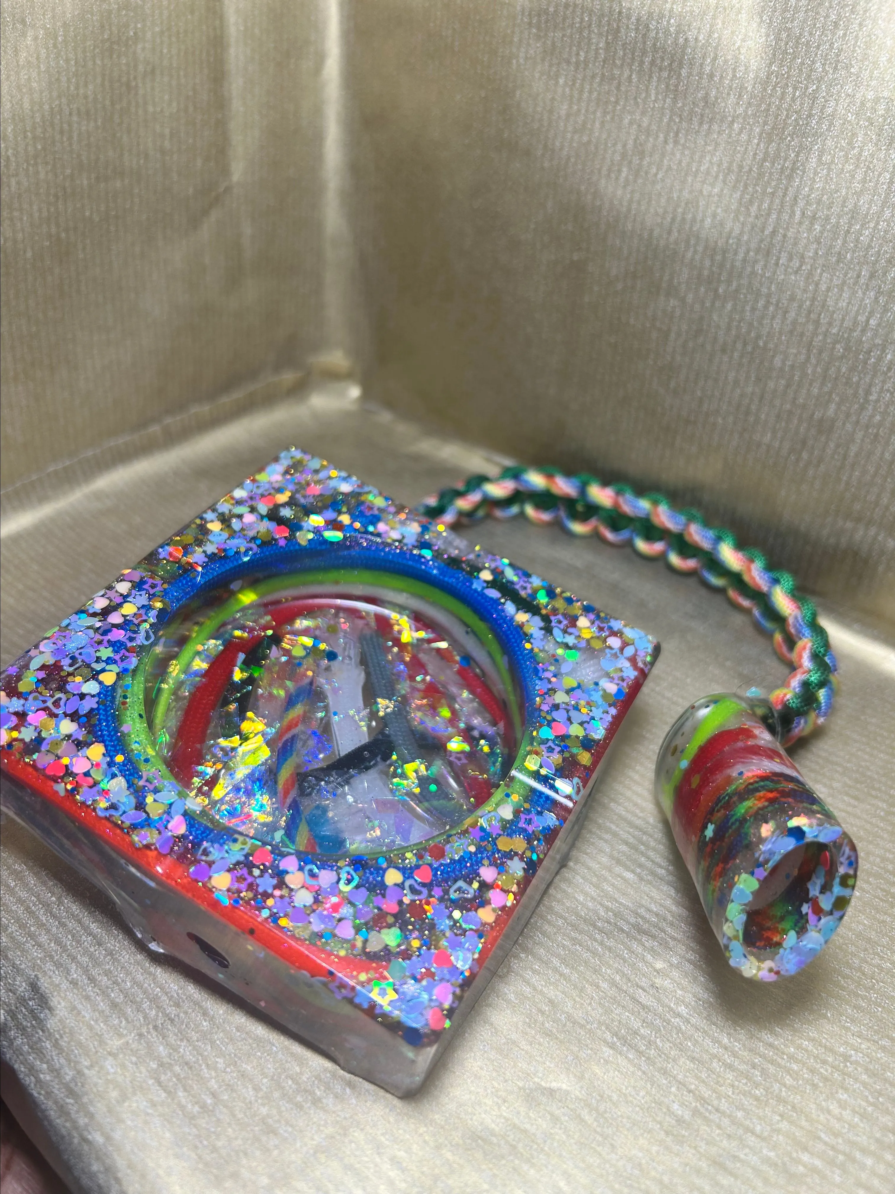 Product image for Small multi colors ashtray