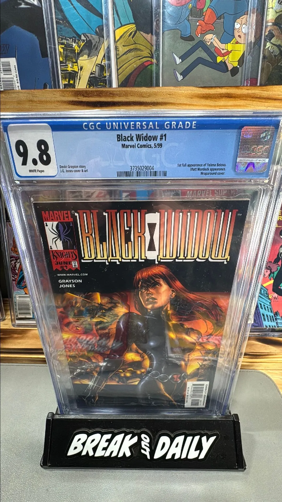 Product image for Black widow #1 cgc 9.8