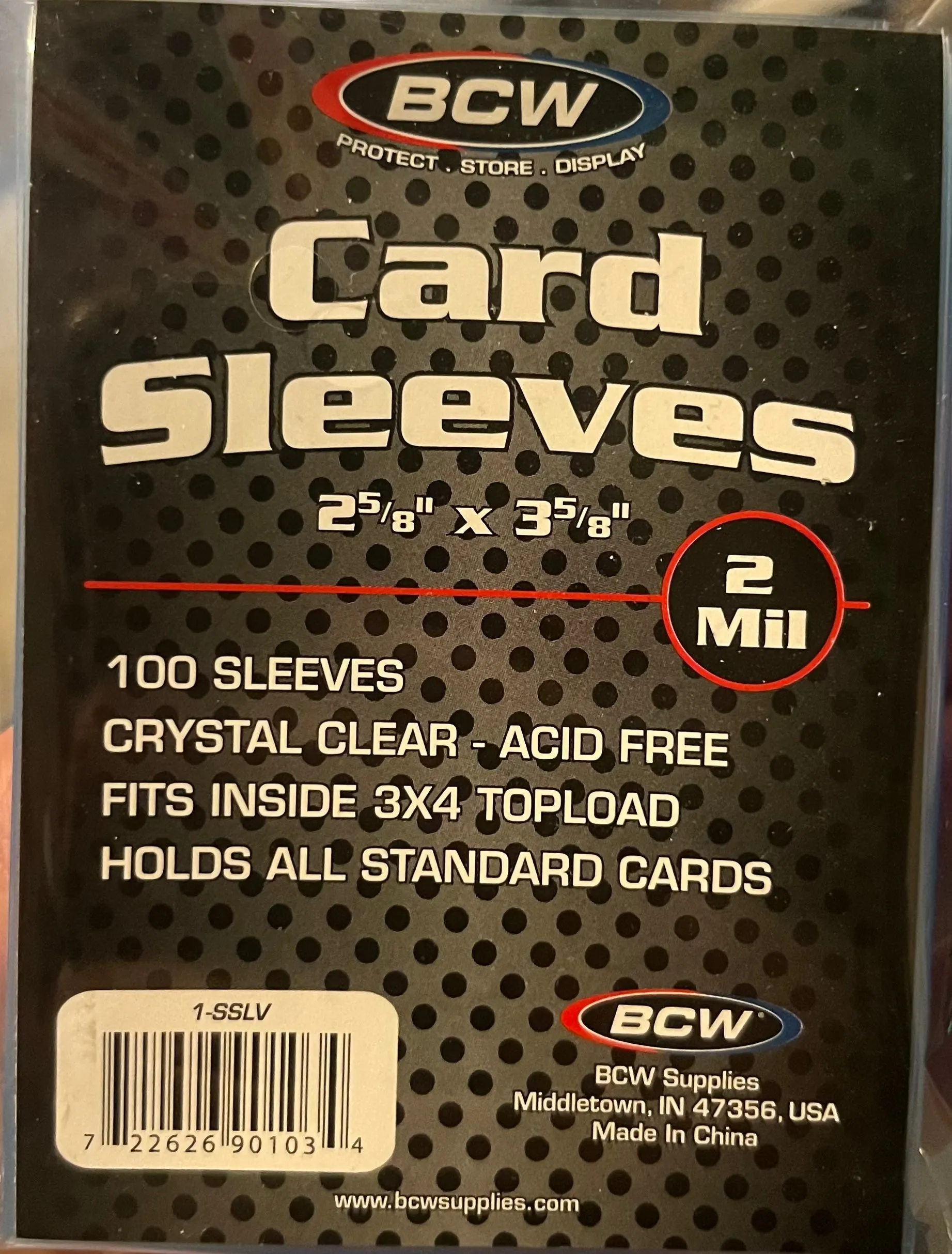 Product image for BCW card sleeves