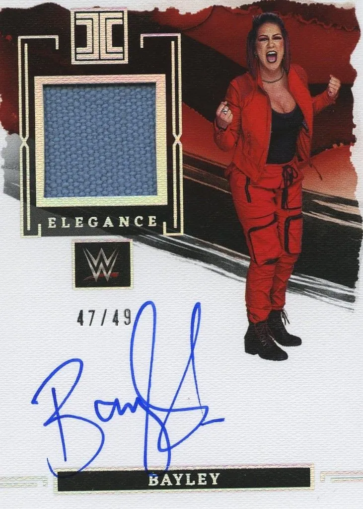 Product image for 2023 Impeccable Elegance Memorabilia Autograph Bayley EM-BYL #47/49