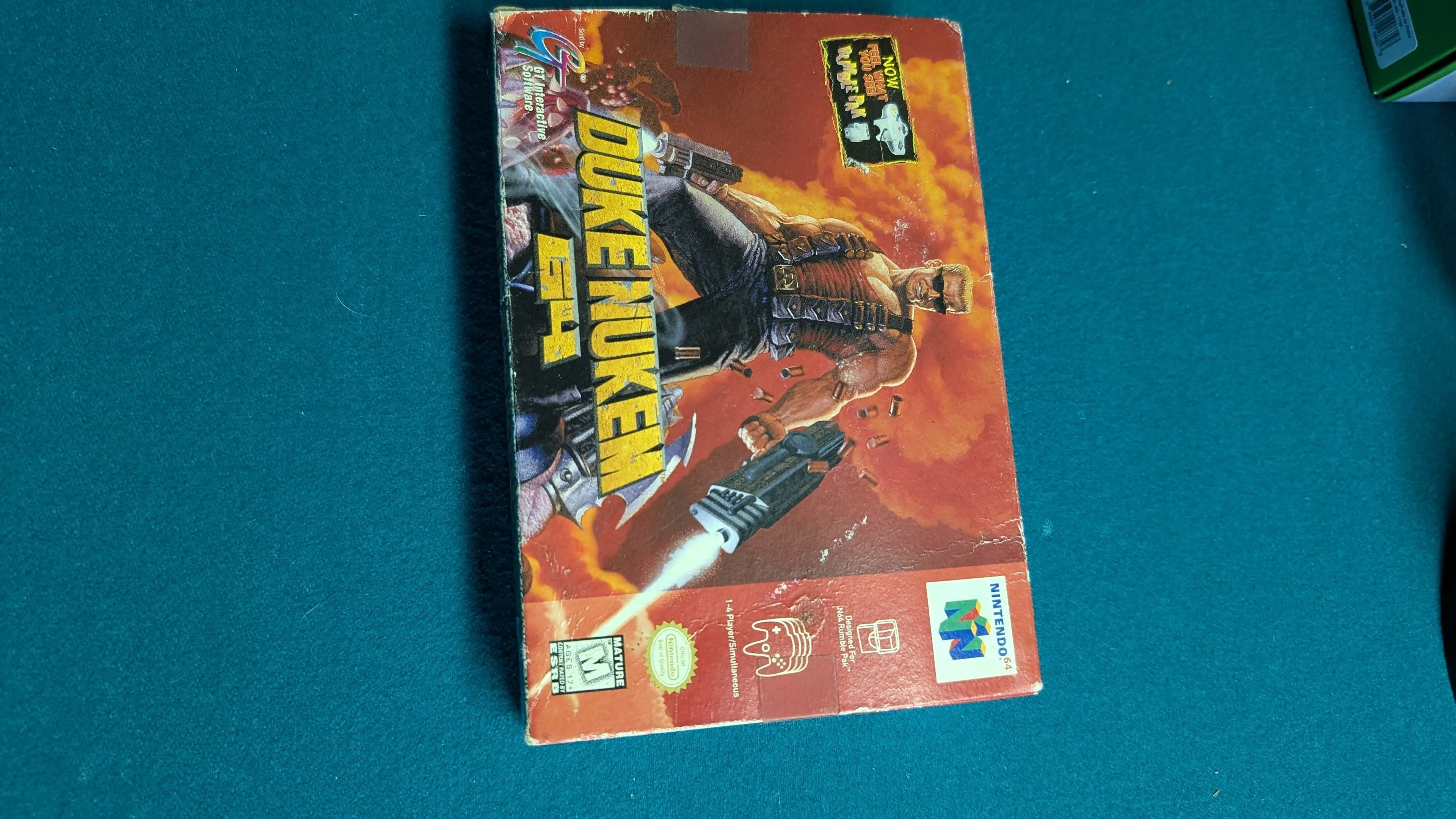 Product image for N64 duke nukem box only