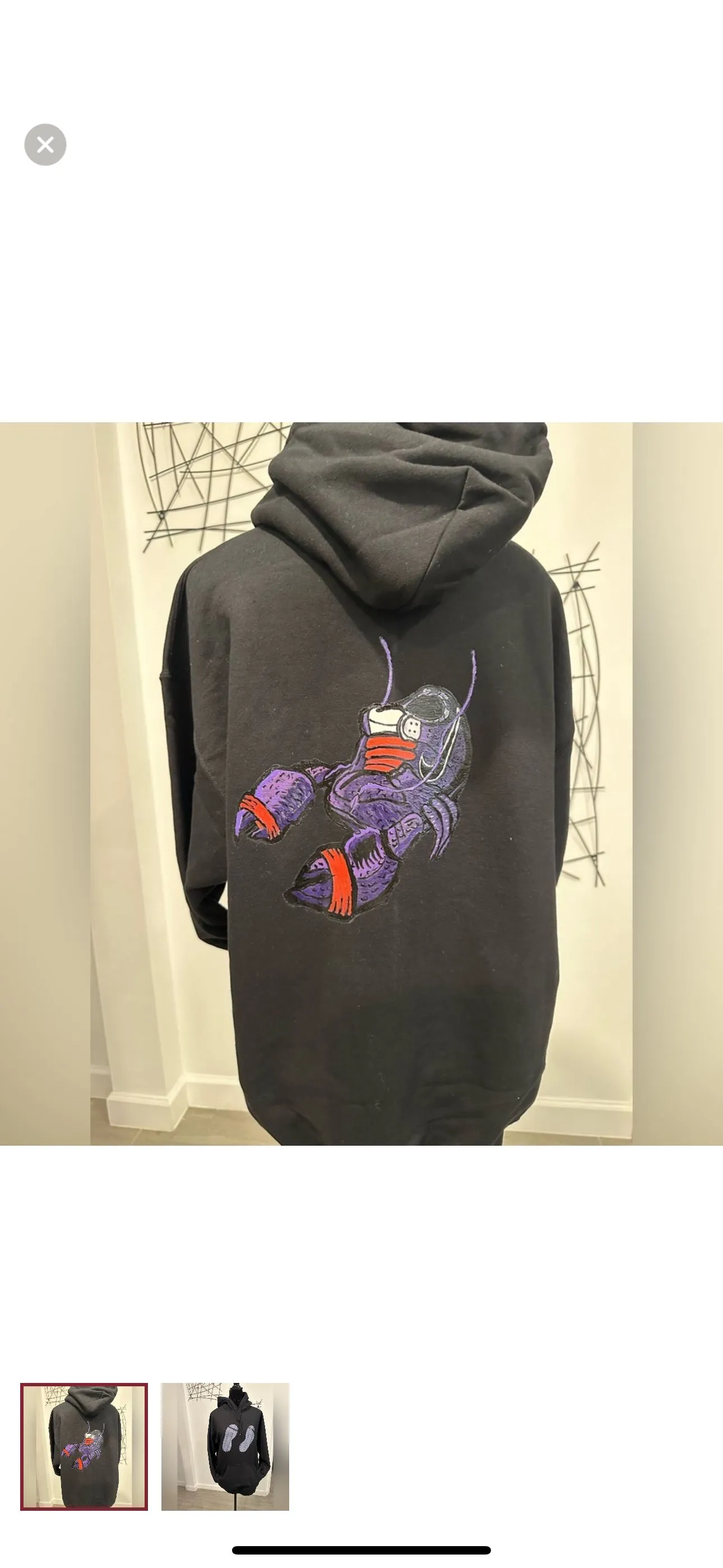 Product image for SOLD! Custom men hoodie