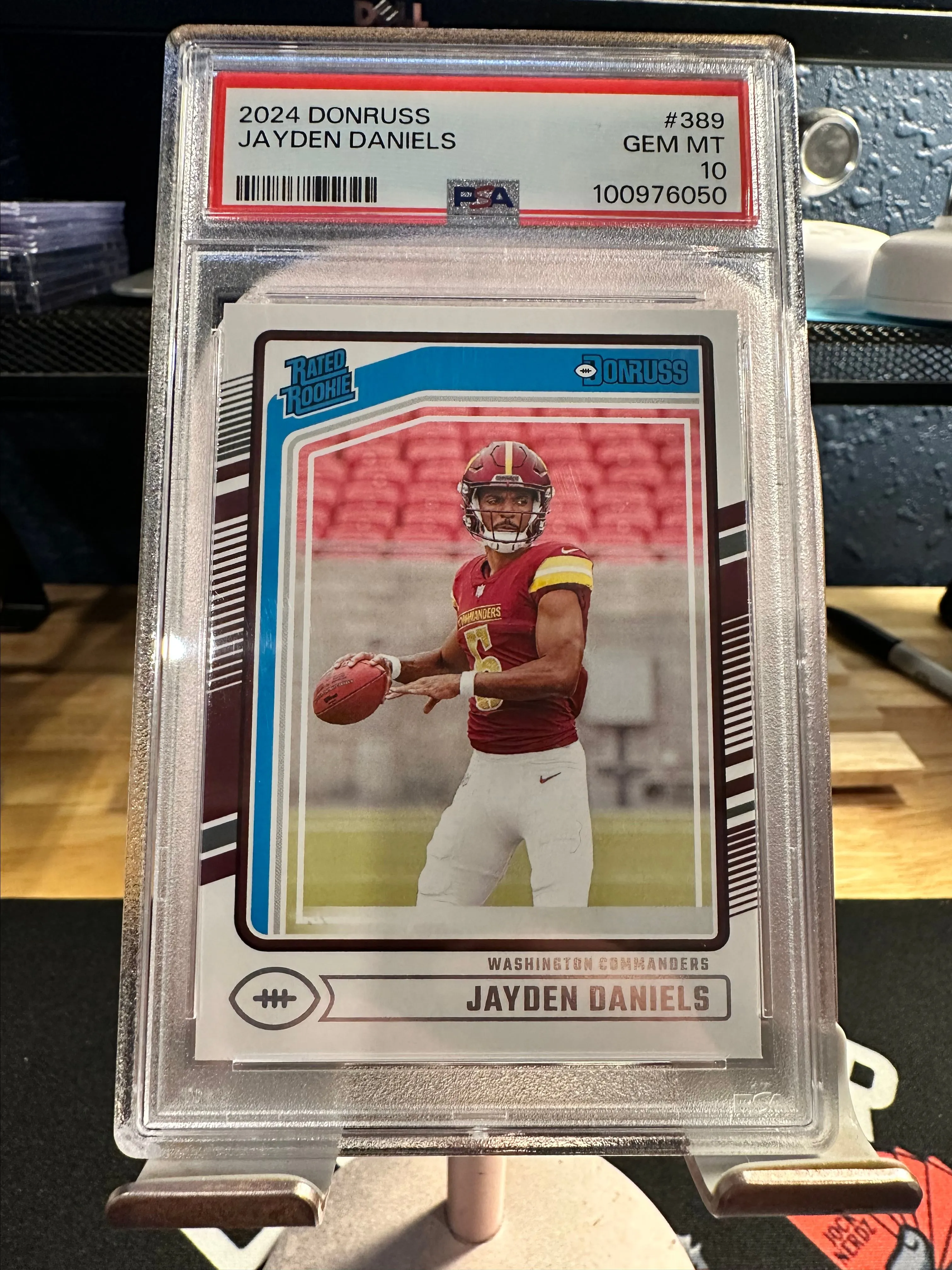 Product image for JAYDEN DANIELS RATED ROOKIE PSA 10