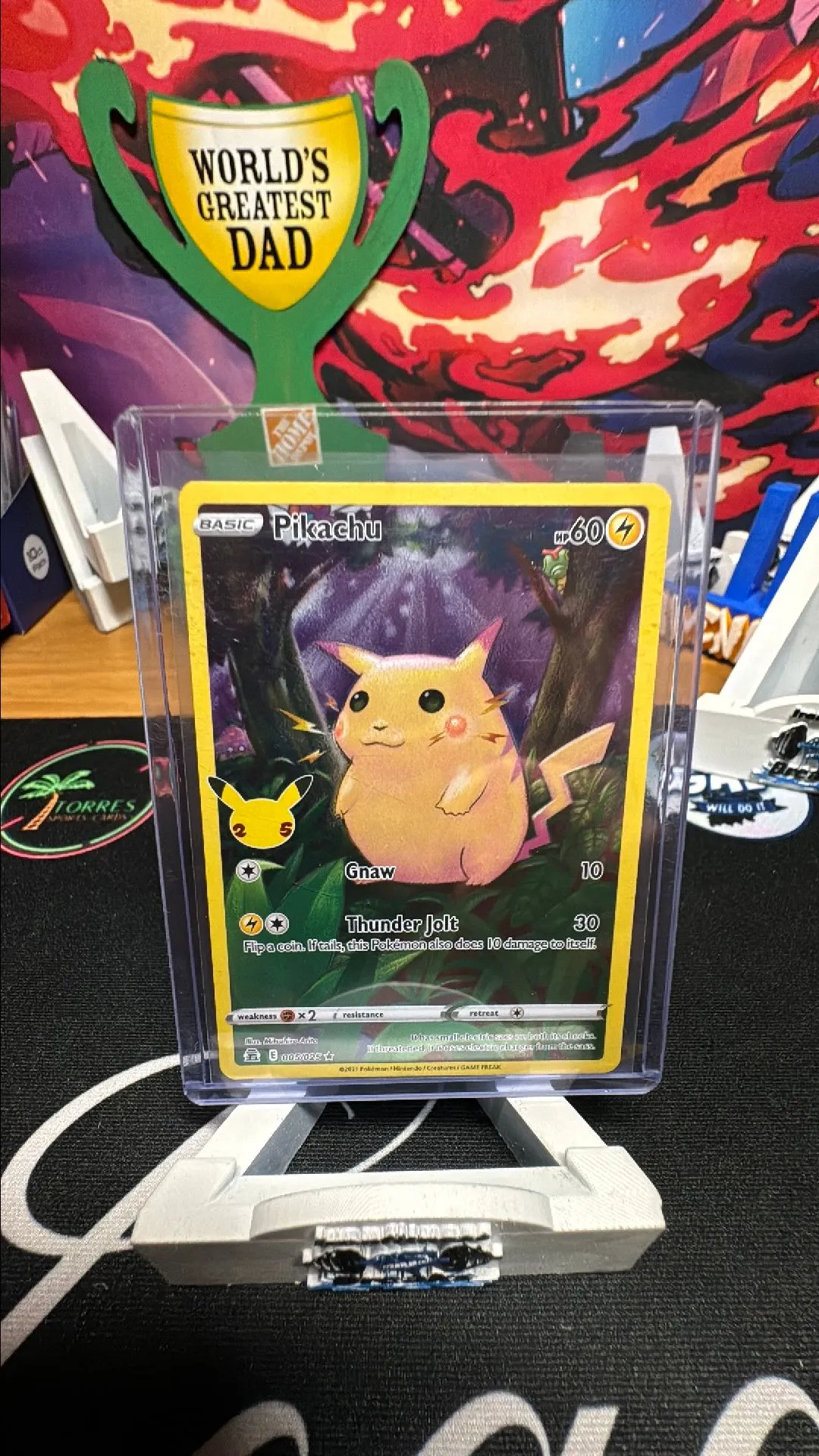 Product image for Pokémon TCG Pikachu Celebrations 005/025 Holo Holo Rare