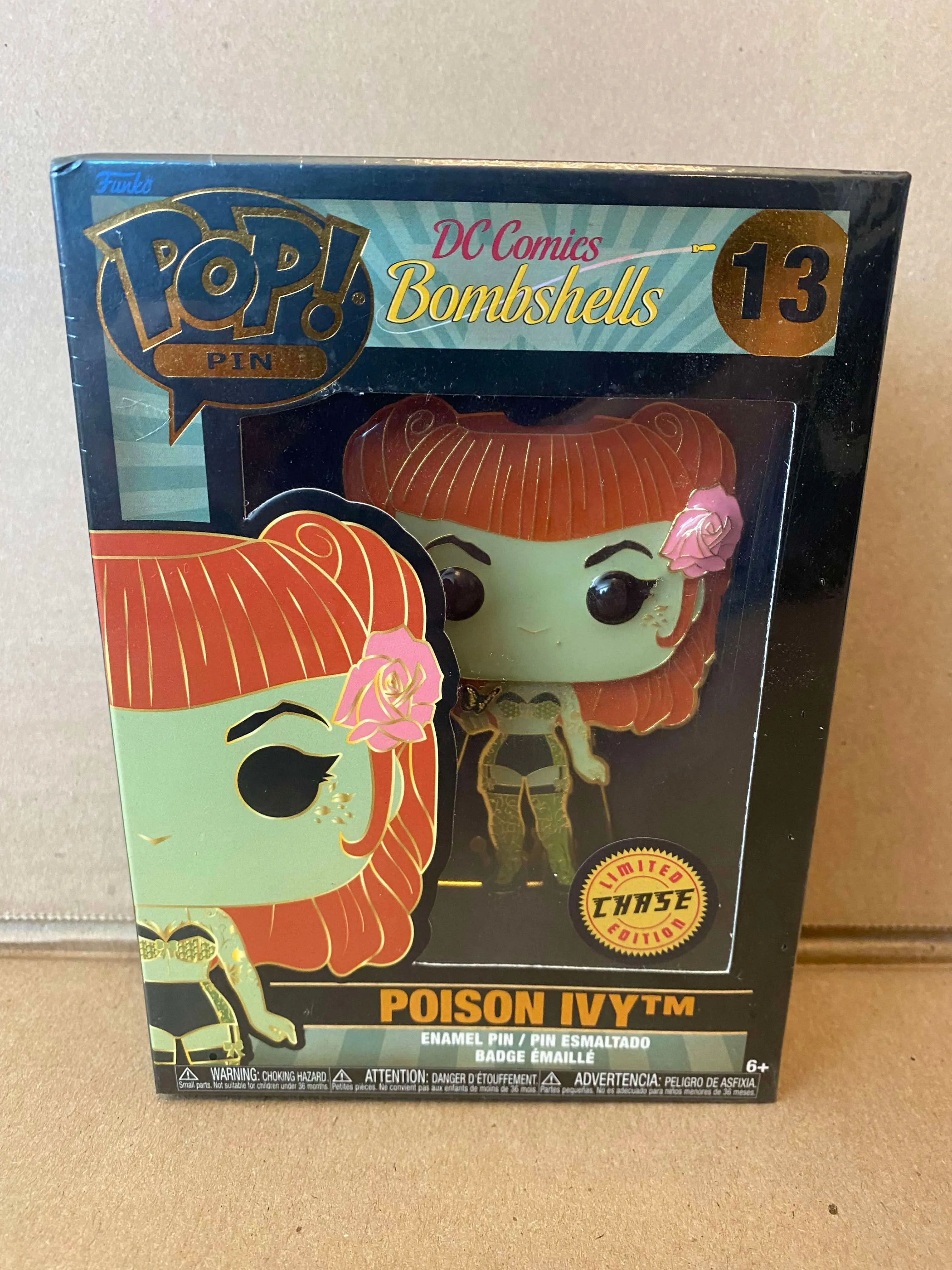 Product image for Funko Poison Ivy Chase Pop Pin 13 DC Bombshells