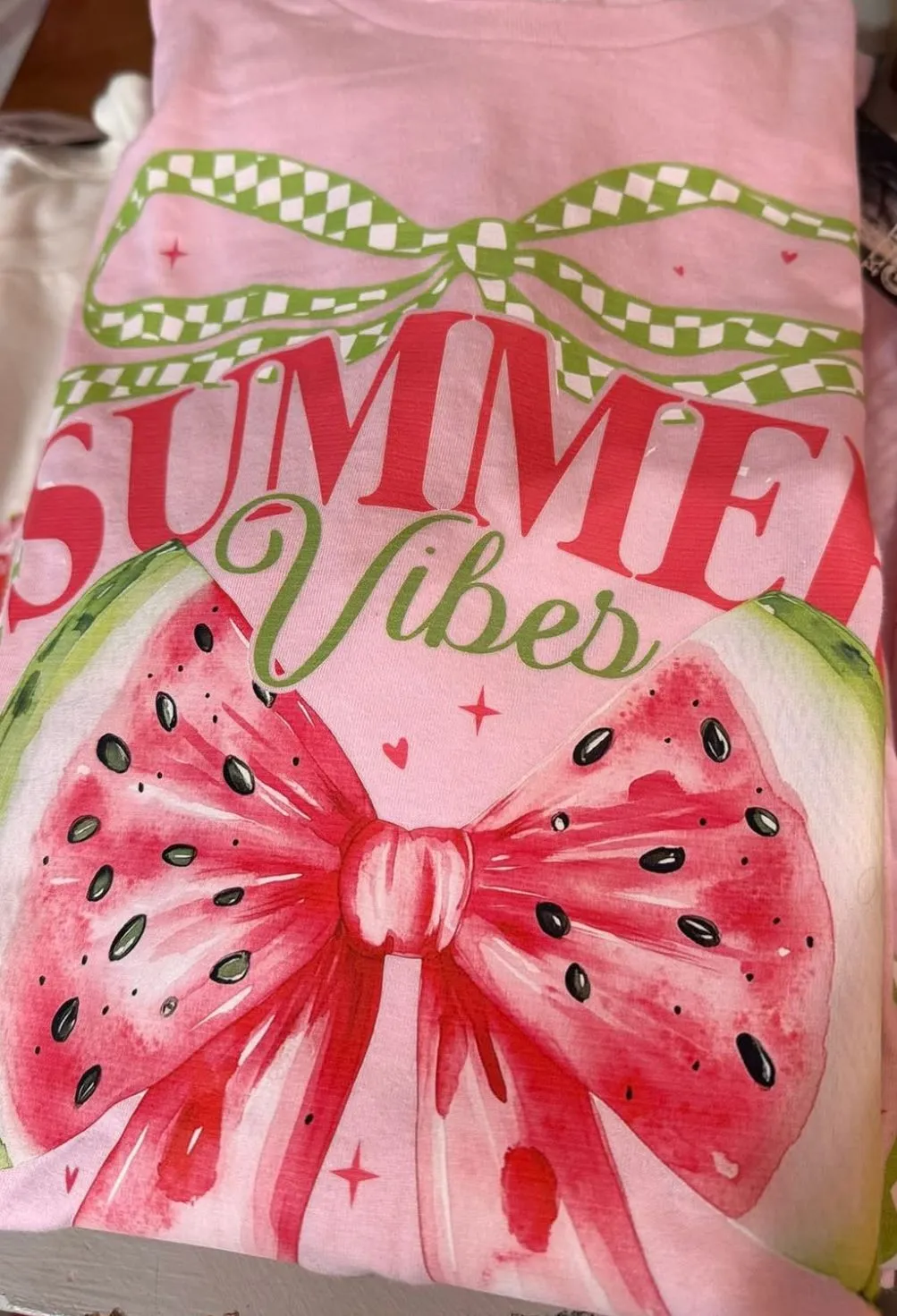Product image for 0A. (PINK OR WHITE TEE) NWOT MADE TO ORDER CUSTOM TEE SHIRT YOU CHOOSE SIZE!
