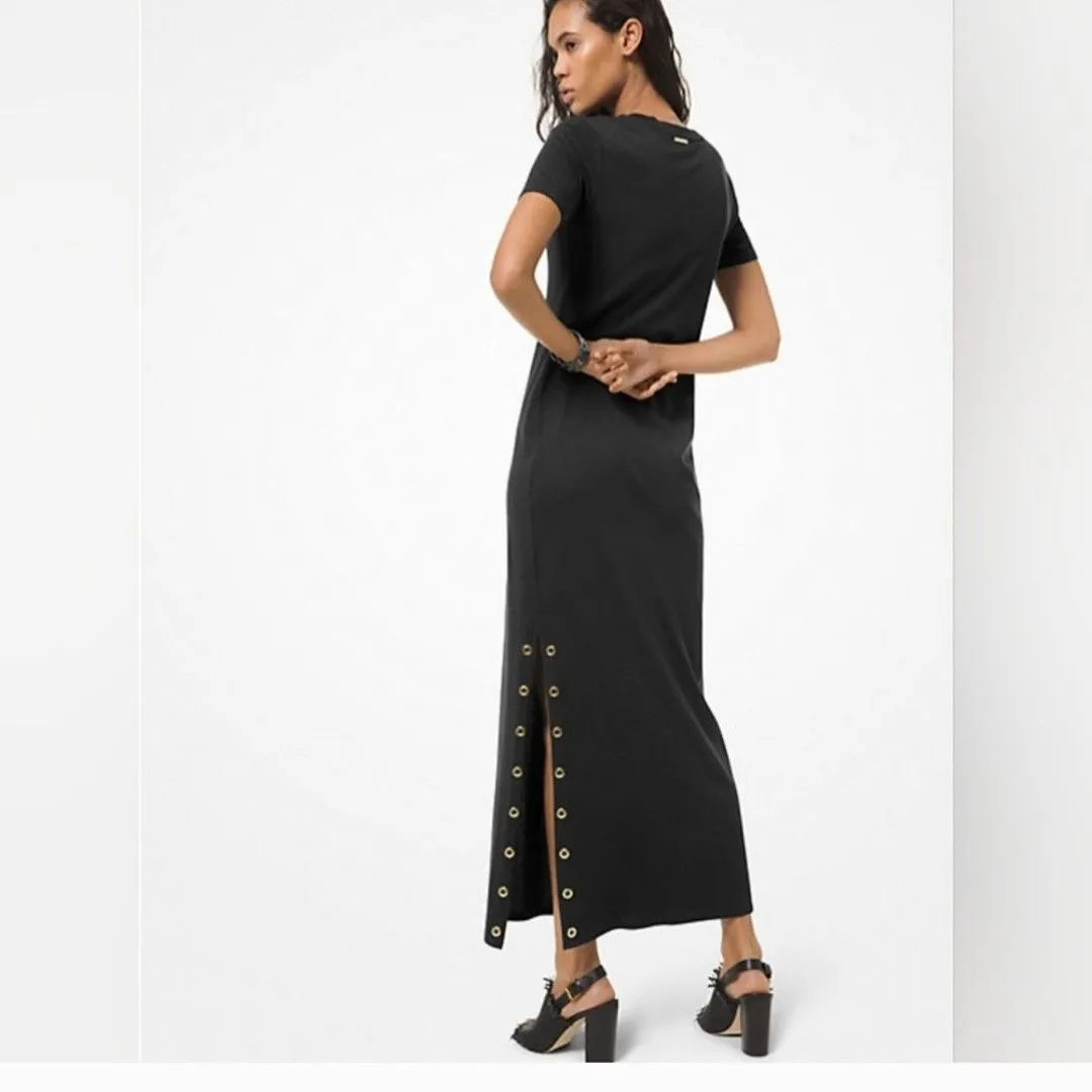 Product image for Michael Kors Size Small Tshirt Style S Elegant Black Maxi Dress