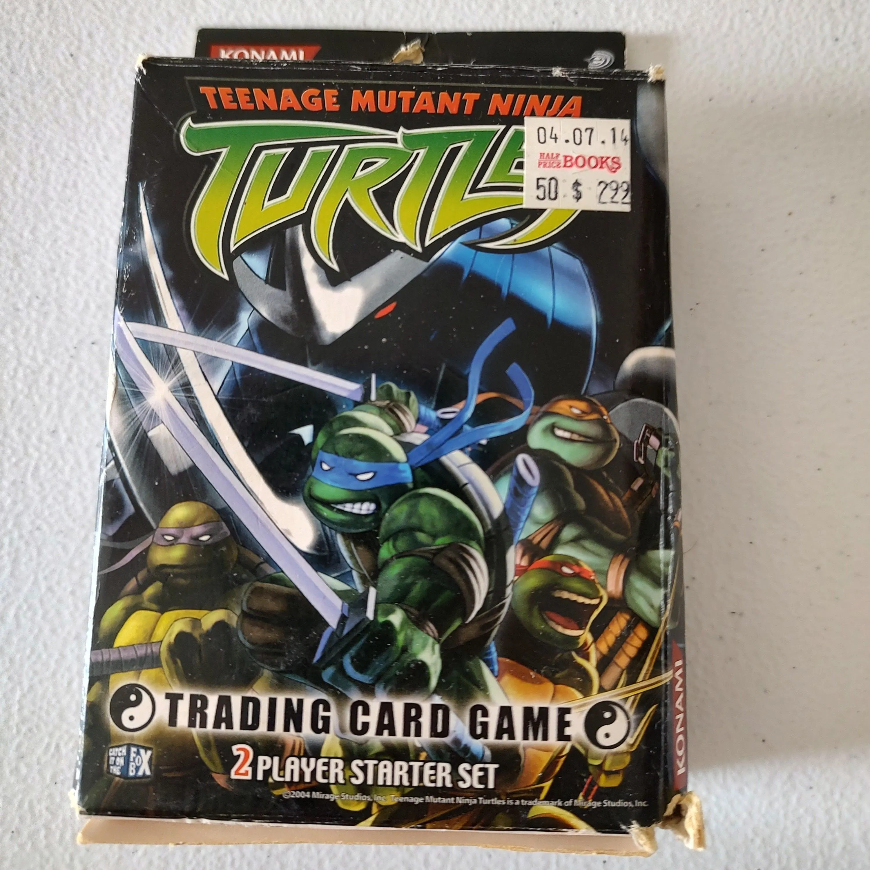 Product image for Teenage Mutant Ninja Turtles Trading Card Game  2-Player Starter Set (T1)