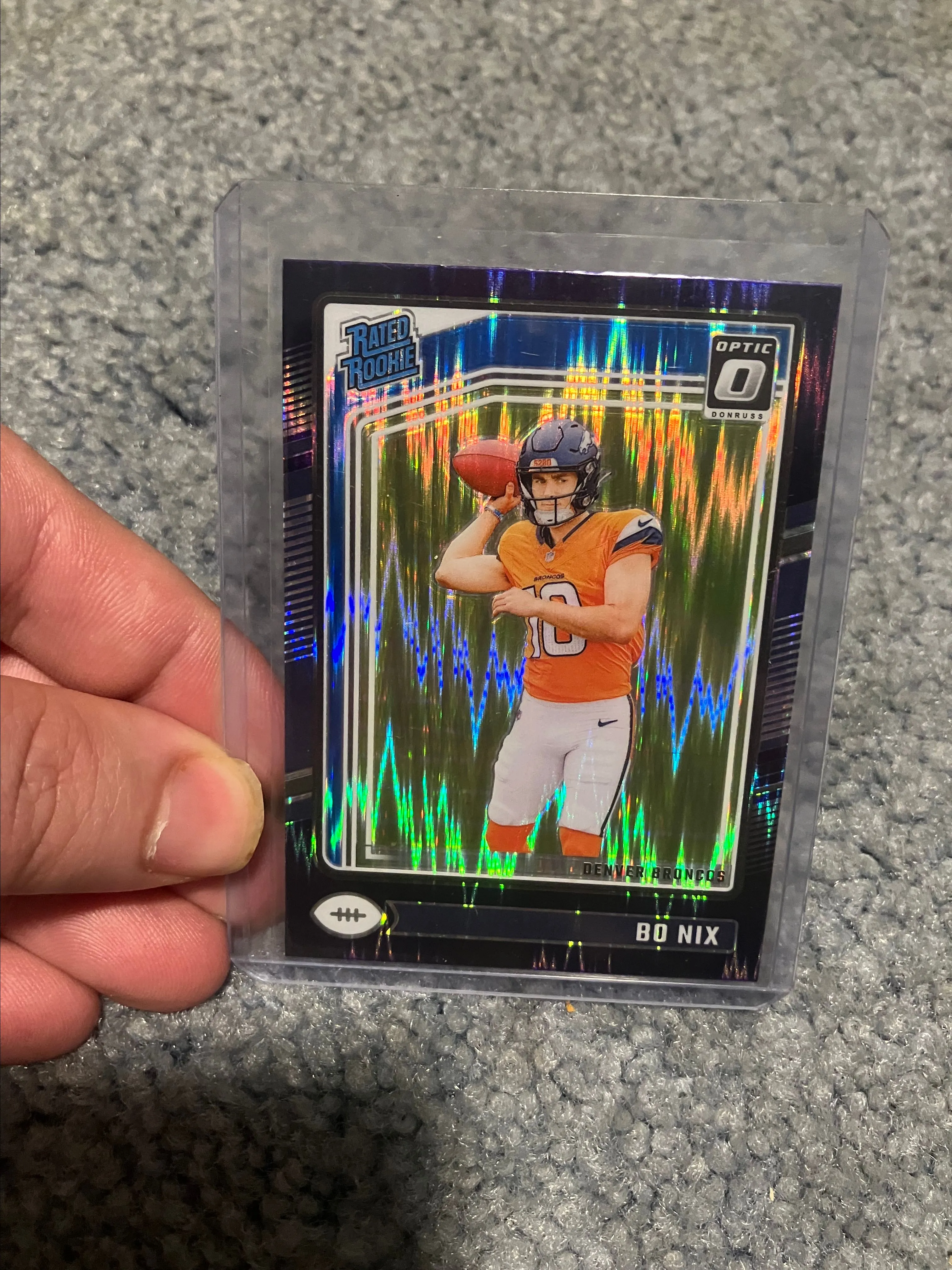 Product image for bo nix purple rookie
