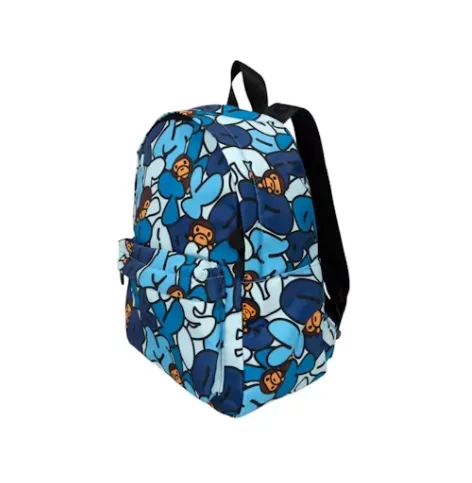 Product image for Bag - Bape Baby Milo Mini Backpack Milo ABC Blue Letter Pattern