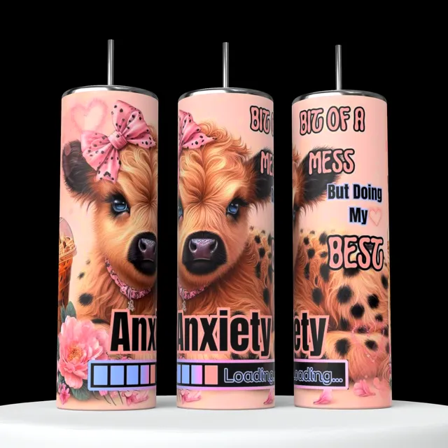 Product image for 20oz Kayla Anxiety Calf Tumbler