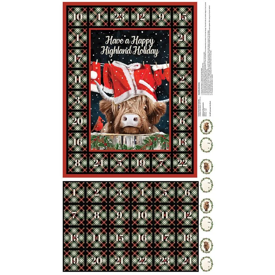 Product image for Highland Heart Calendar Panel