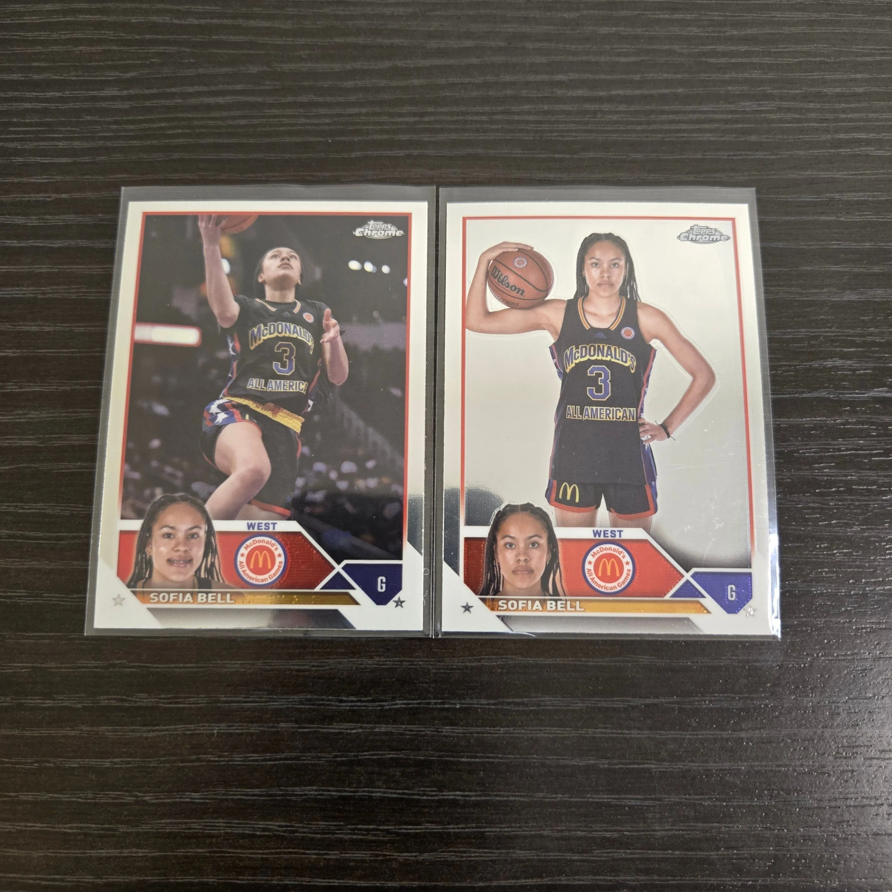 Product image for Sofia Bell Oregon NCAA basketball cards 