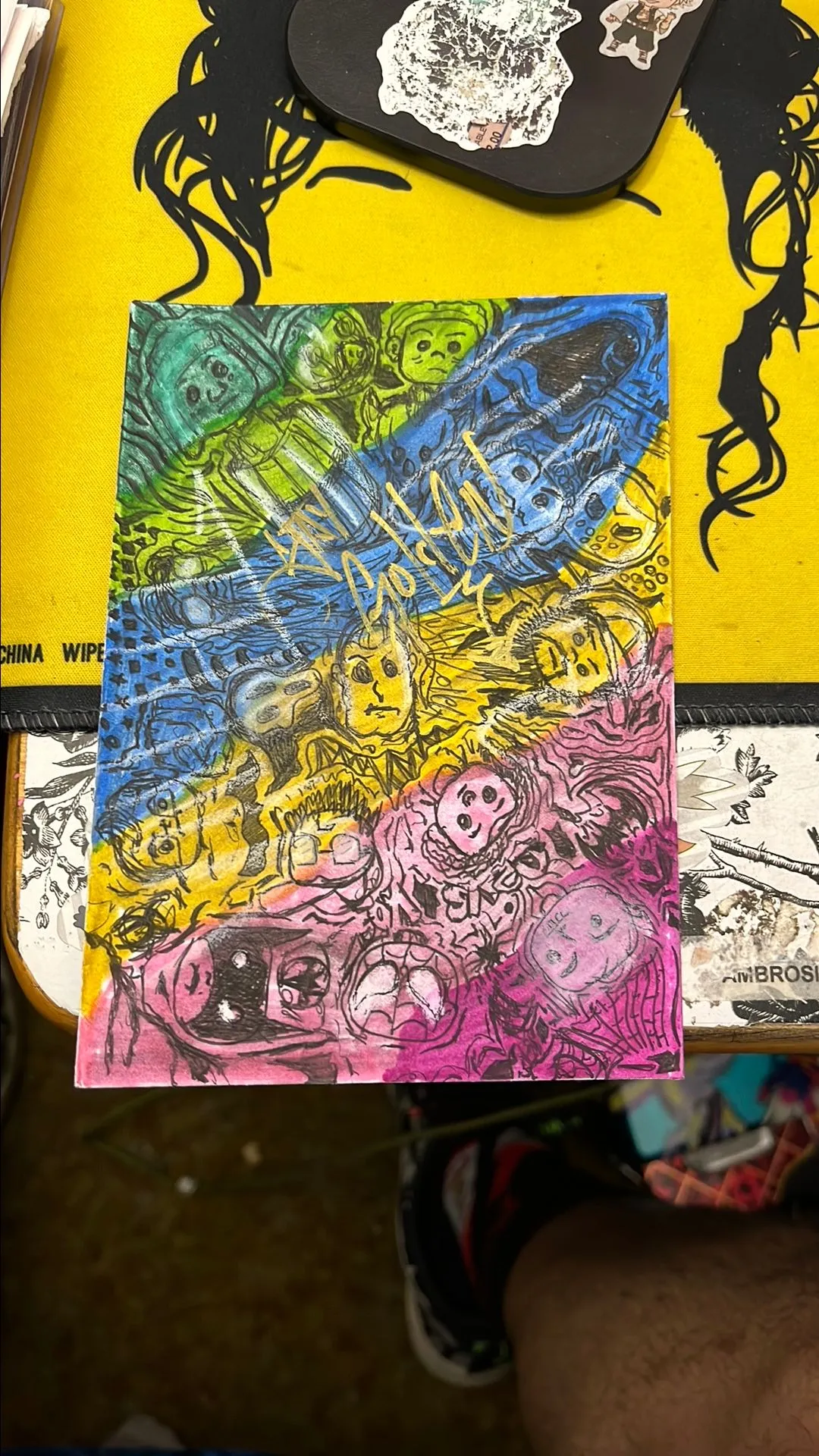 Product image for Stay golden chat doodle