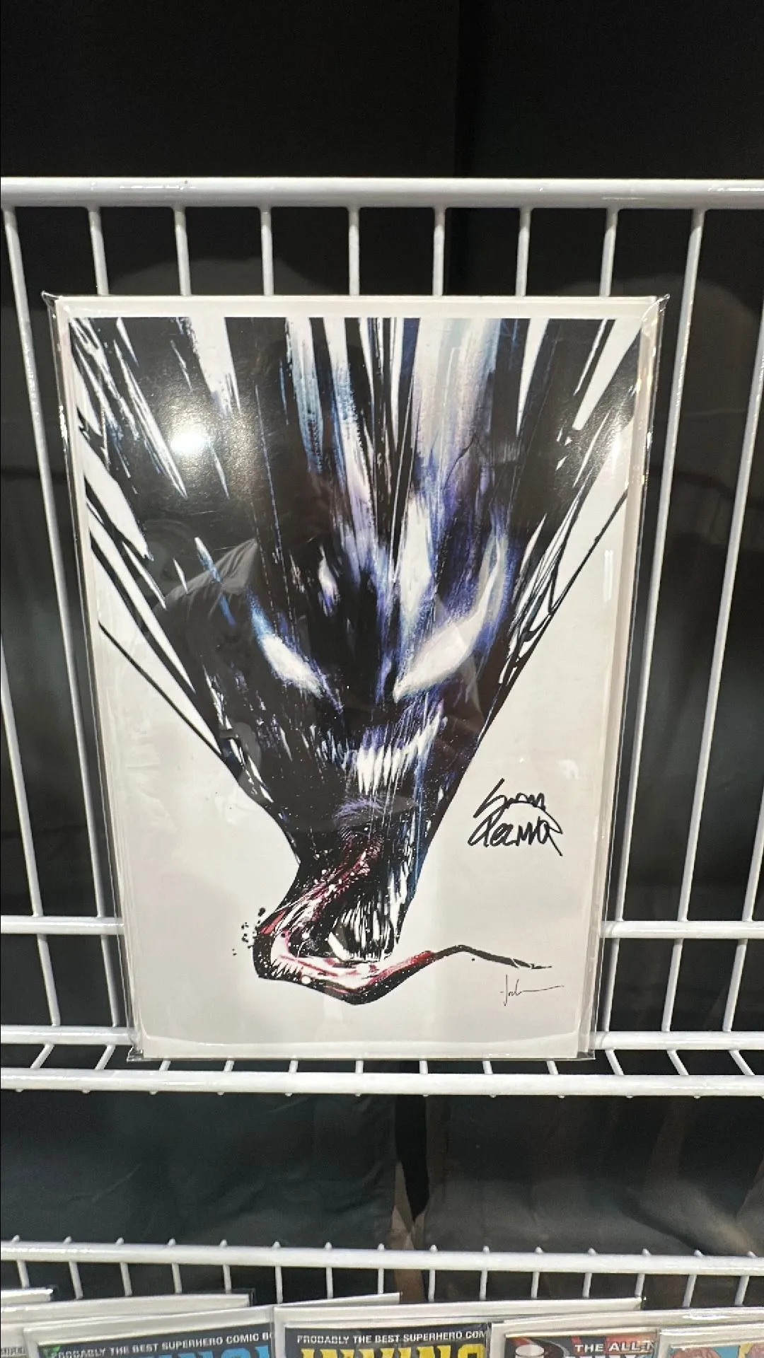 Product image for Venom #35 (2015) 1:500 Jock ratio cover- signed by Ryan Stegman