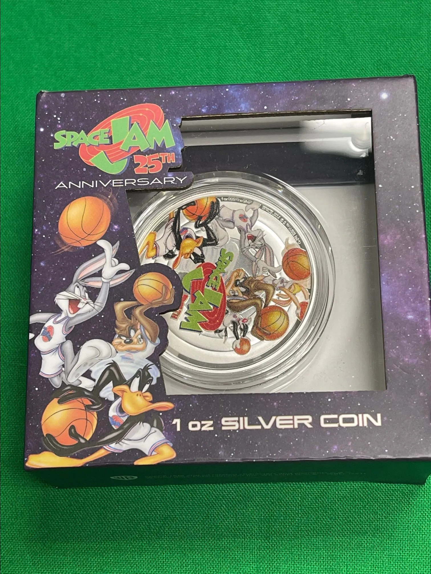 Product image for 1 oz Space Jam Silver Coin New Zealand Mint