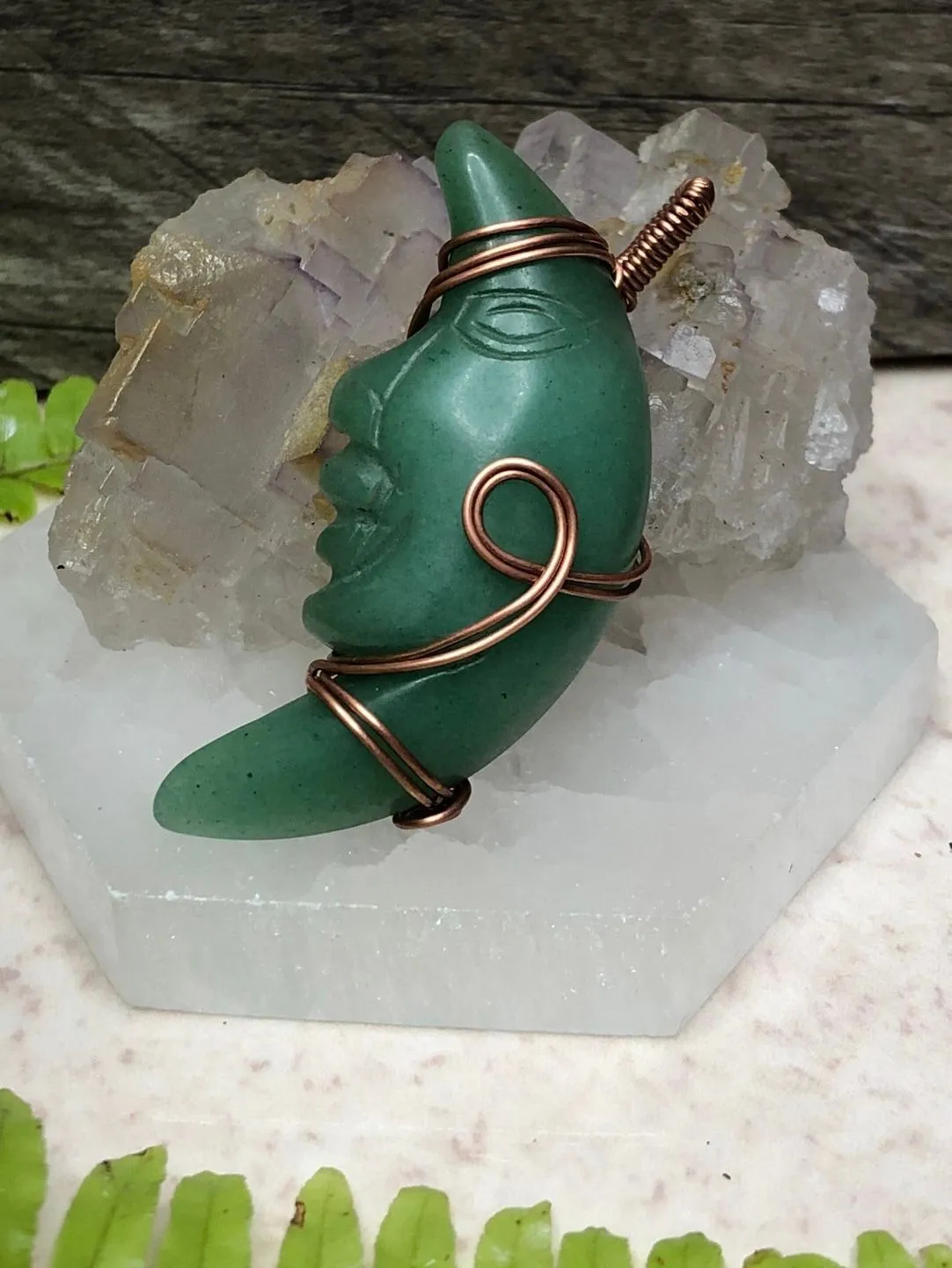 Product image for Green Aventurine moon
