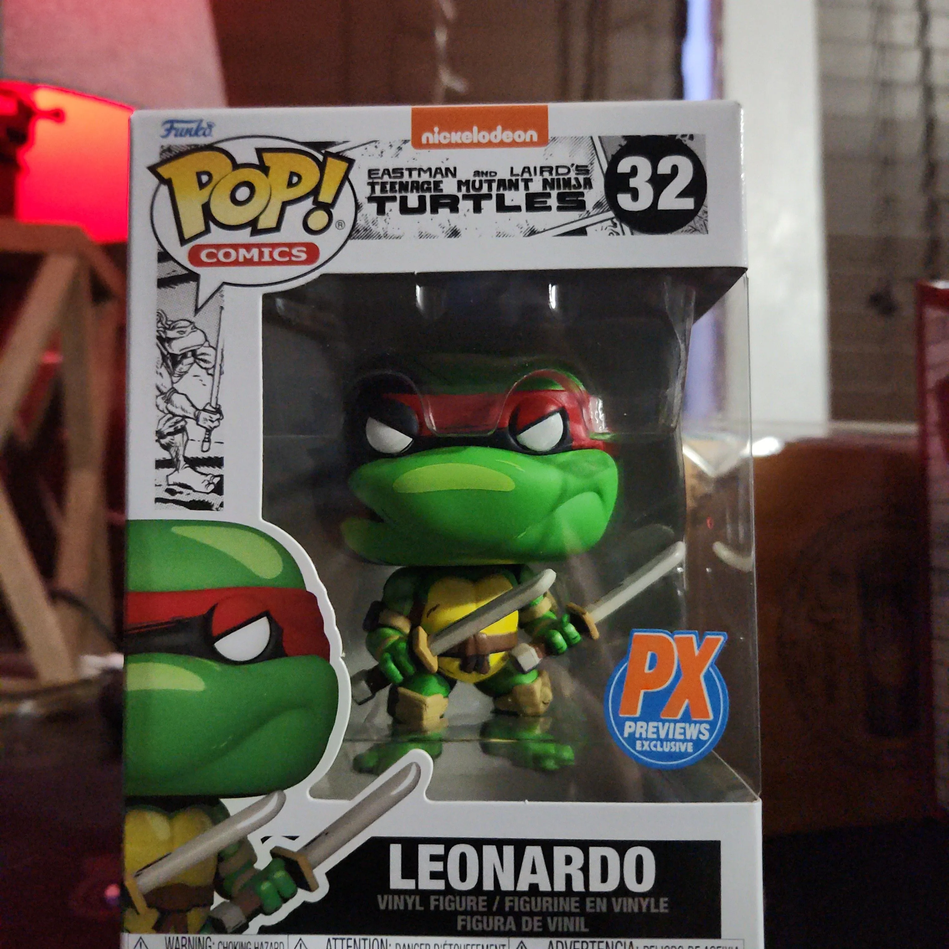 Product image for TMNT Comic Leonardo Pop! Vinyl Figure - Previews Exclusive: