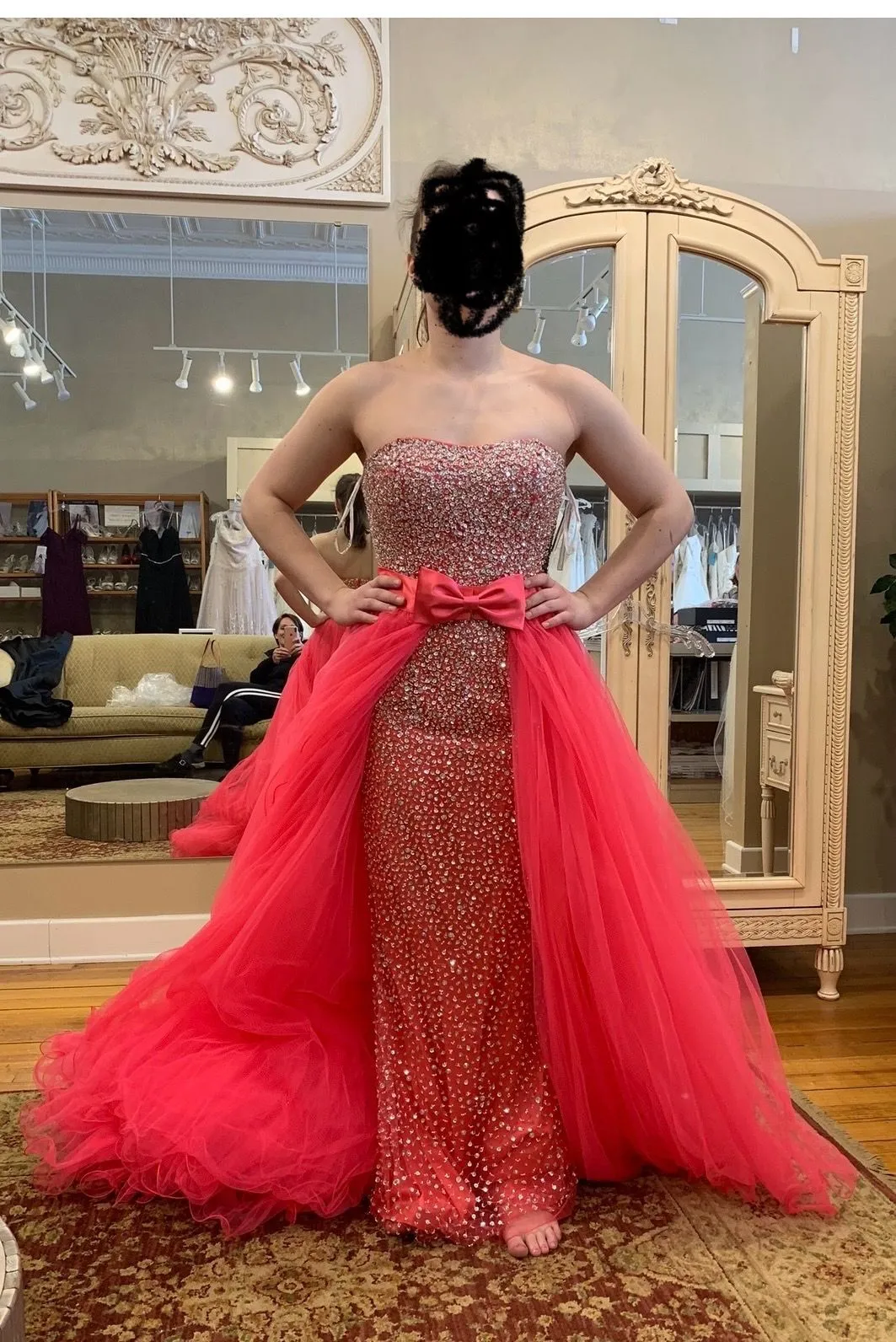Product image for Sherri Hill Gown Pink Sequins