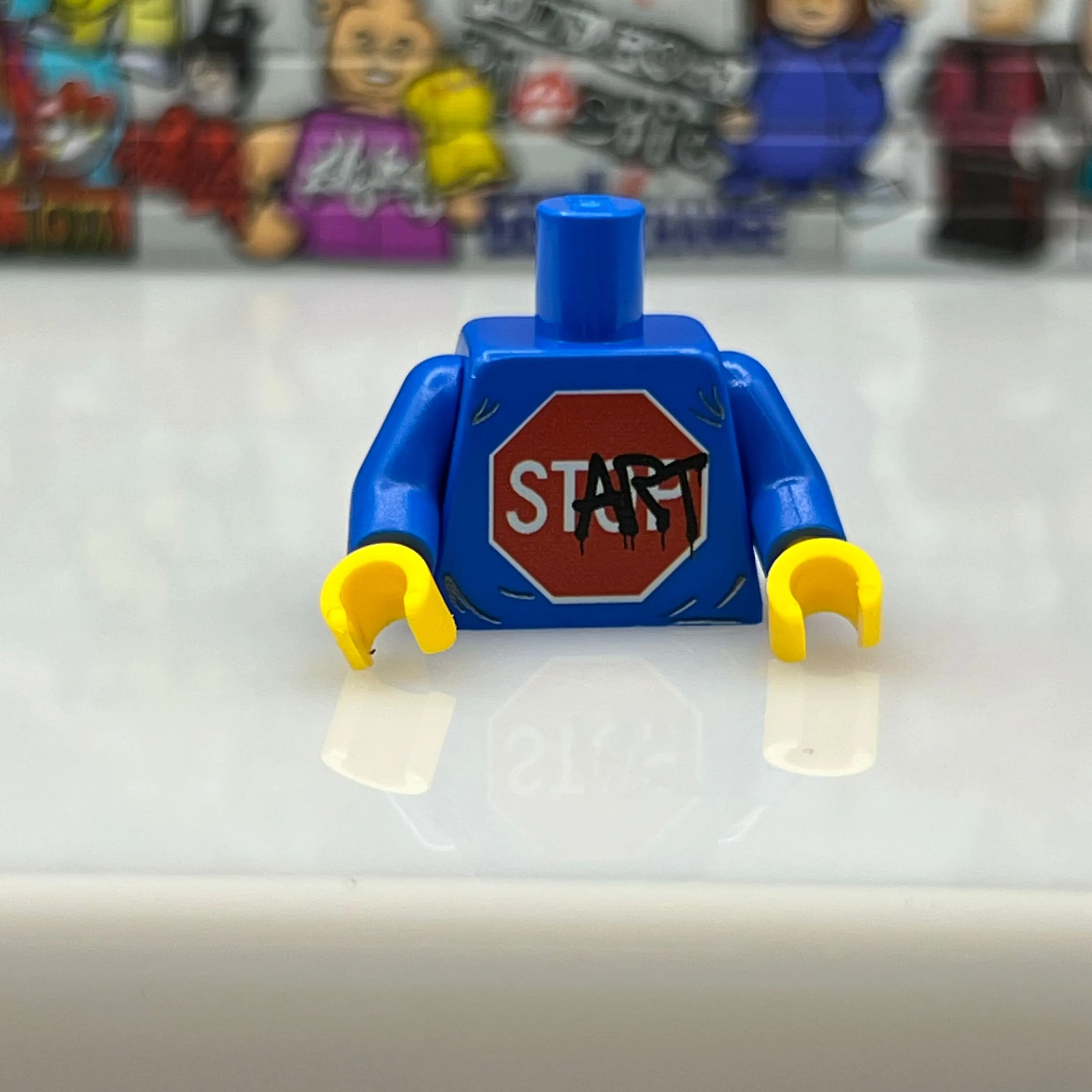 Product image for Custom Printed Start / Stop torso - Blue