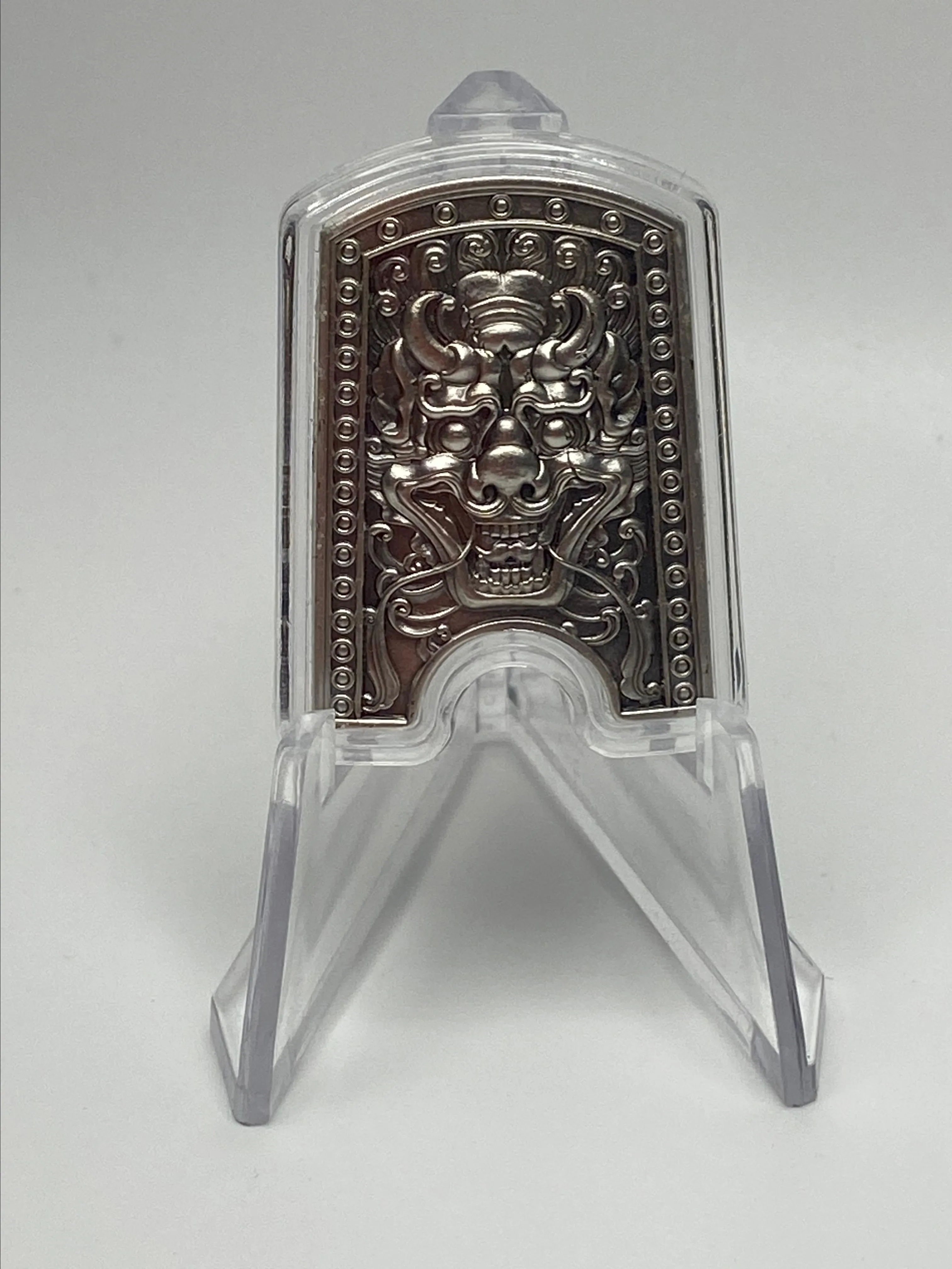 Product image for F1-1/2 OZ  Chiwoo Cheonwang's Doggaebi   Silver Shield Stacker South Korea
