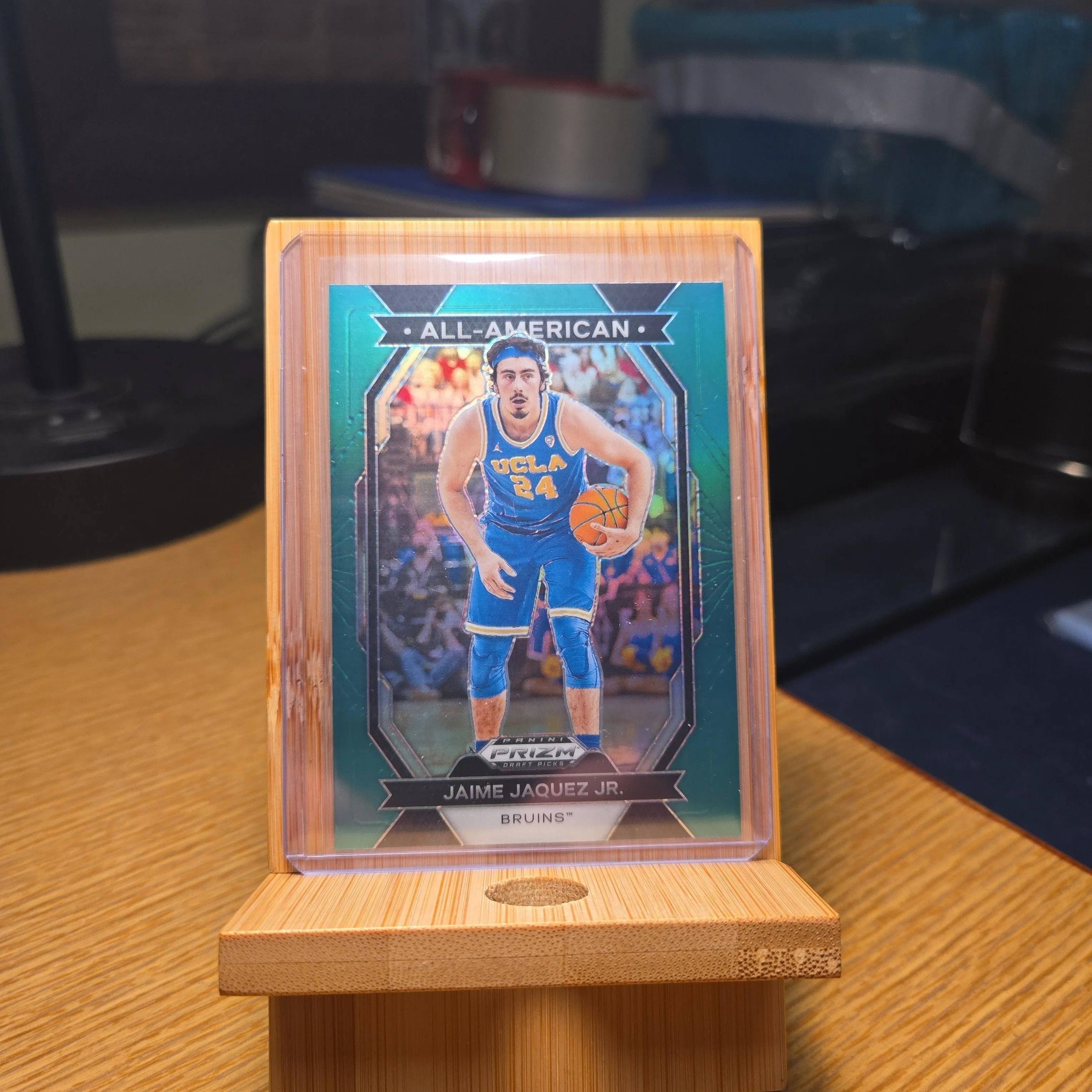 Product image for 2024 Panini Prizm Draft Picks All-American Green Prizm Jaime Jaquez 