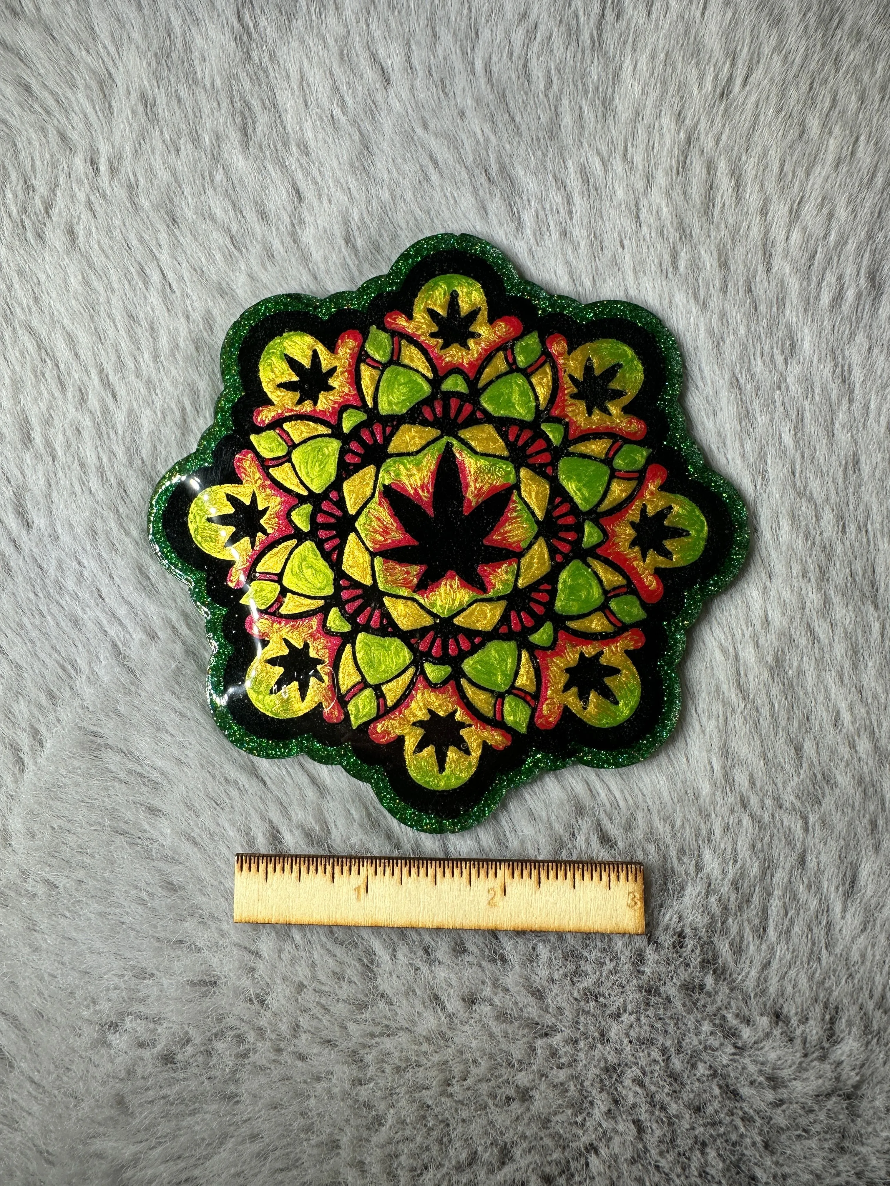 Product image for Lettuce Mandala Coaster