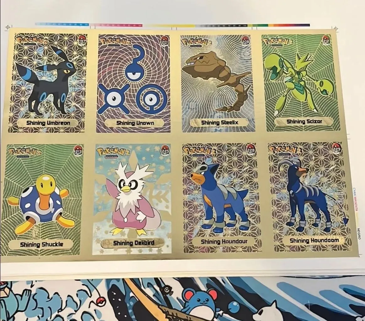 Product image for Uncut Pokémon Shiny Sheets #5
