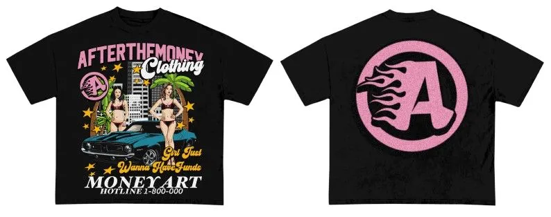 Product image for After the money money art tee
