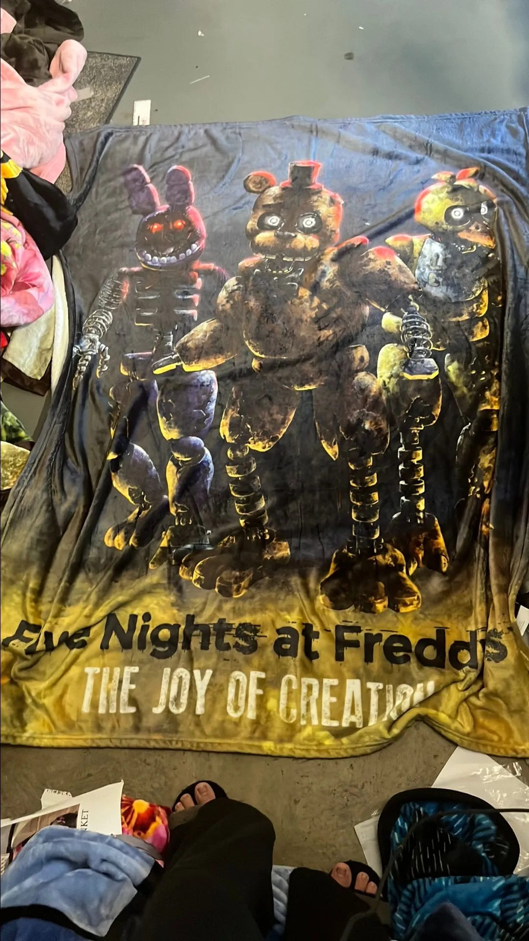 Product image for 5 nights at Freddy's blanket