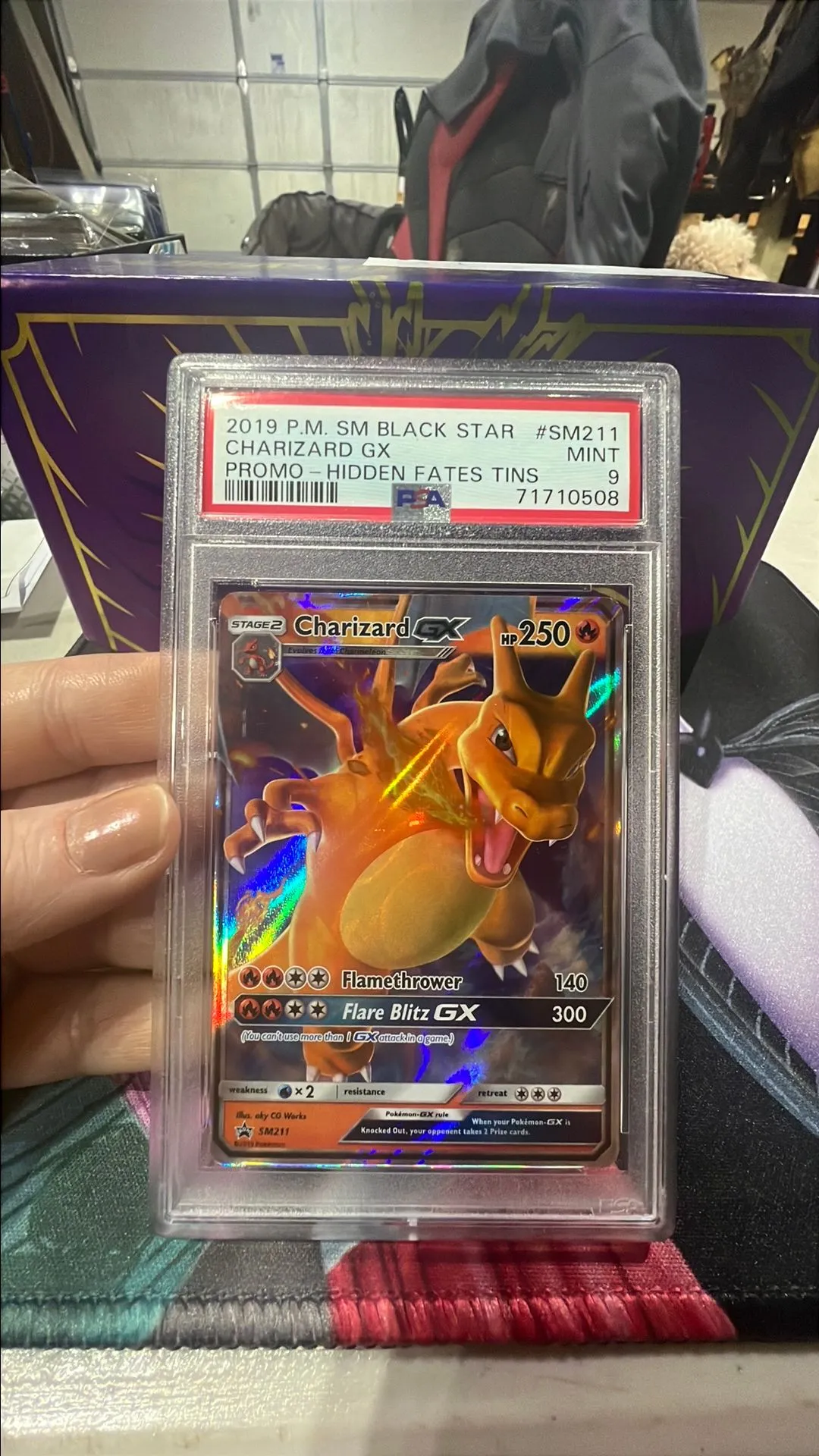 Product image for Charizard GX PSA 9