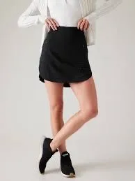 Product image for Athleta fairway golf skort 18" black size large L